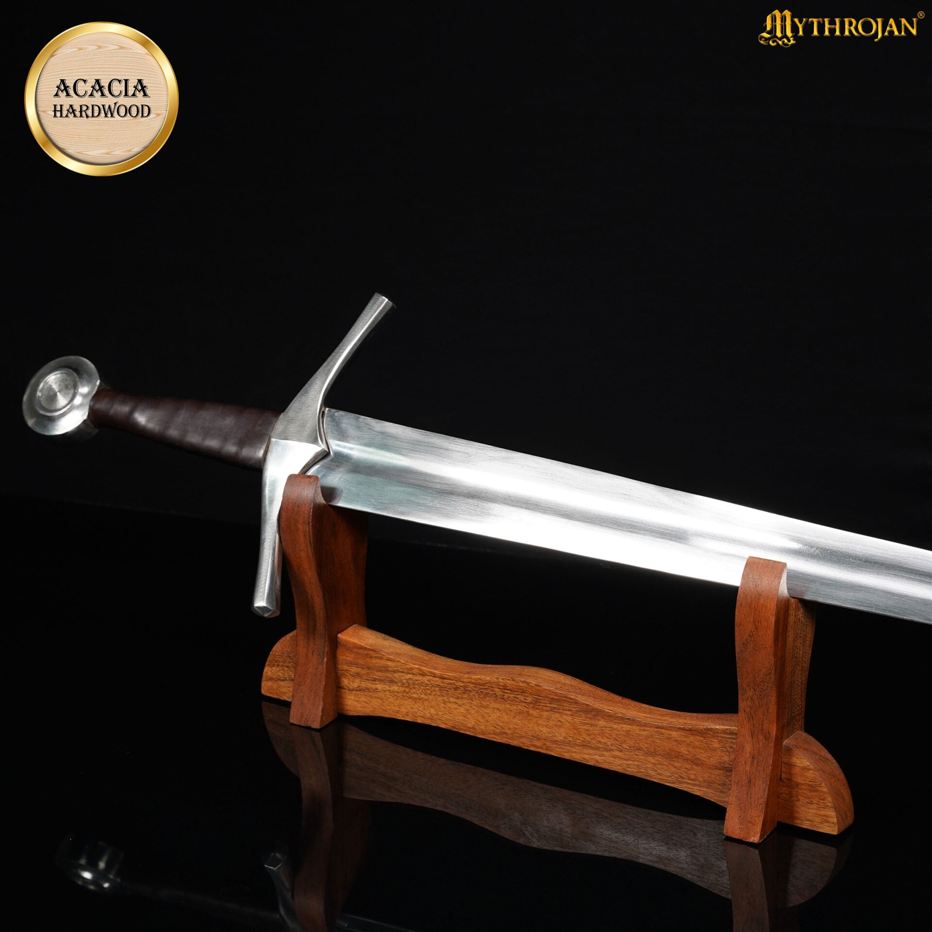 Soporte de madera maciza para espada (un nivel) - imagen 4