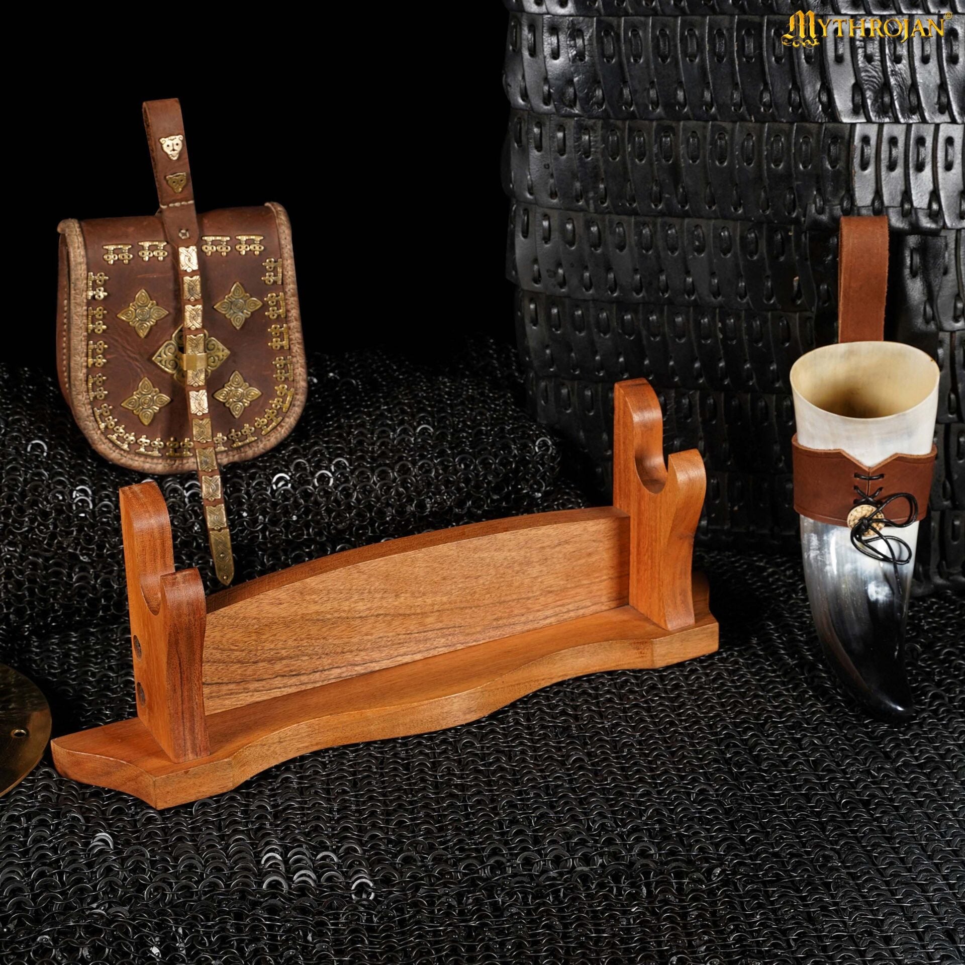 Soporte de madera maciza para espada (un nivel) - imagen 22