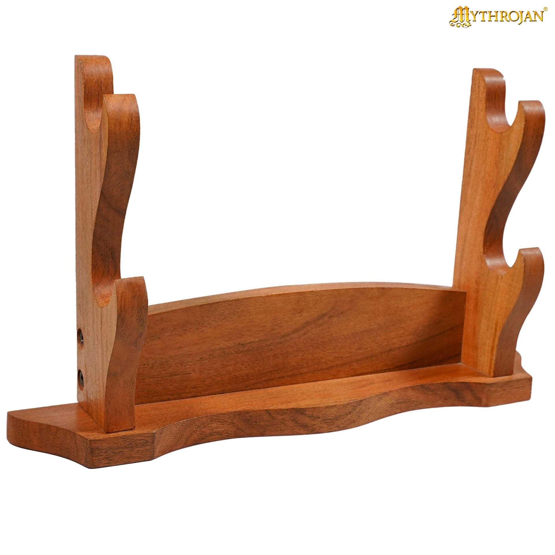 Soporte para espadas de madera maciza, dos niveles - imagen 4