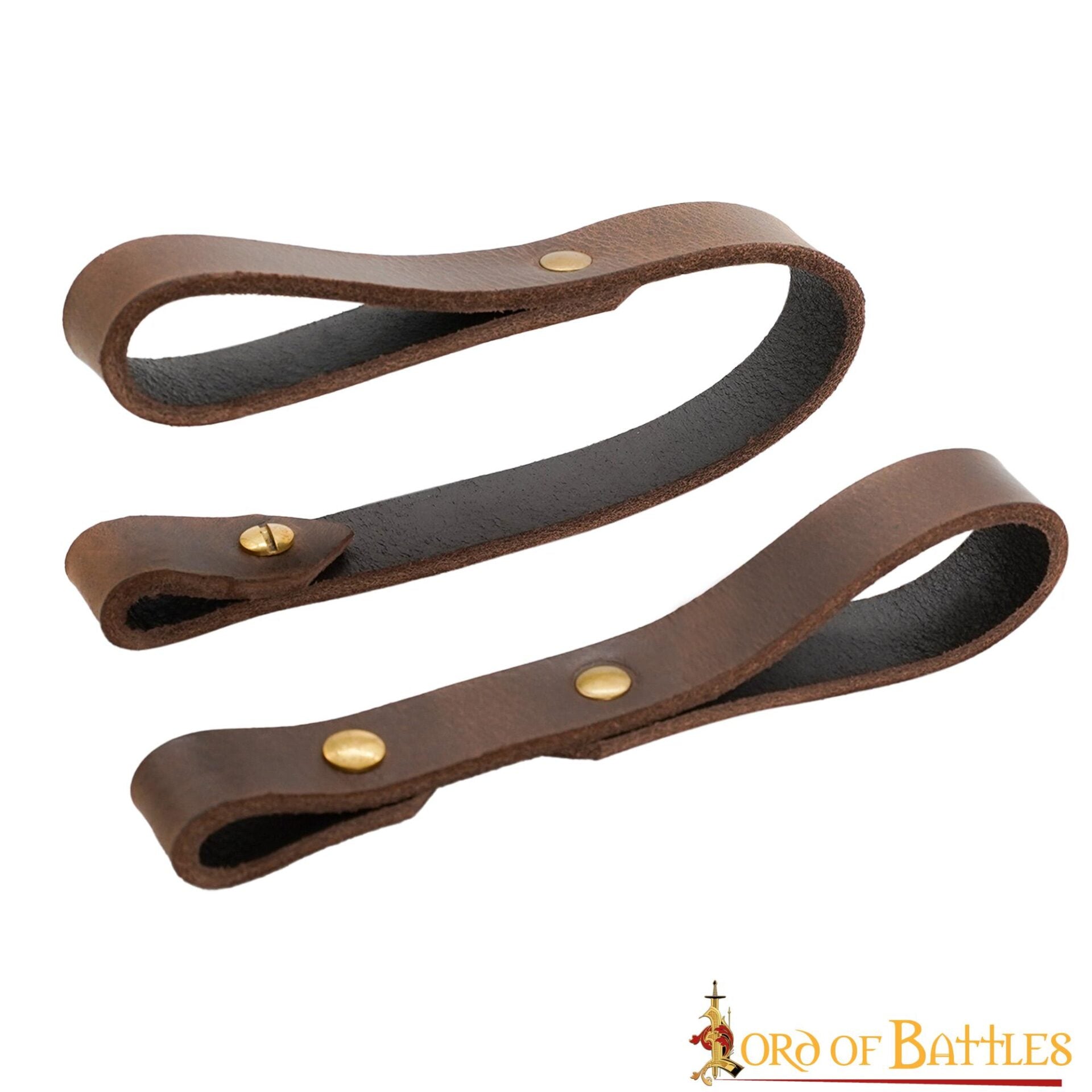 Colgador de espada ajustable en cuero — estilo medieval - imagen 8