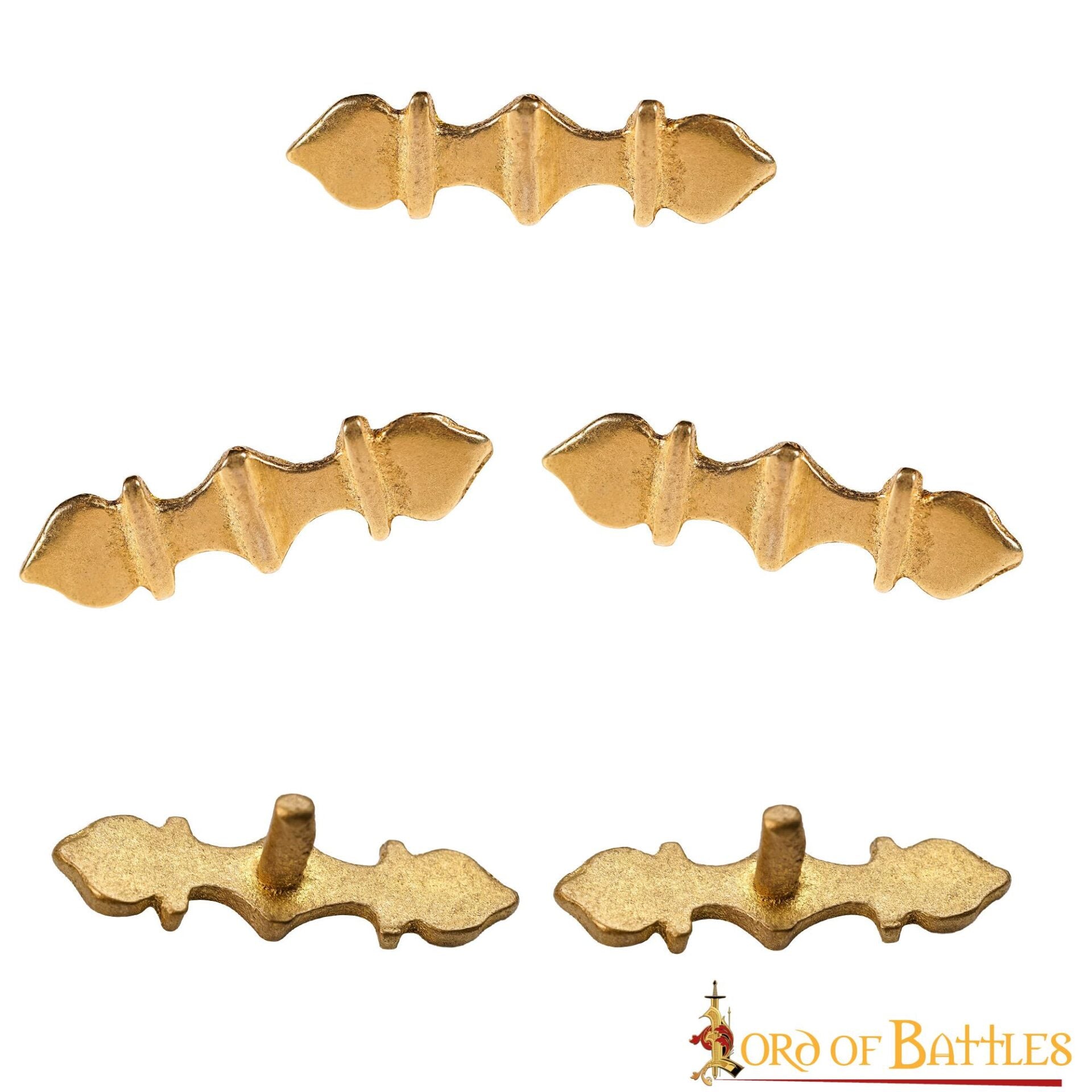 Imagen única de: Soportes para cinturón en latón macizo - Pack de 5 - imagen 2