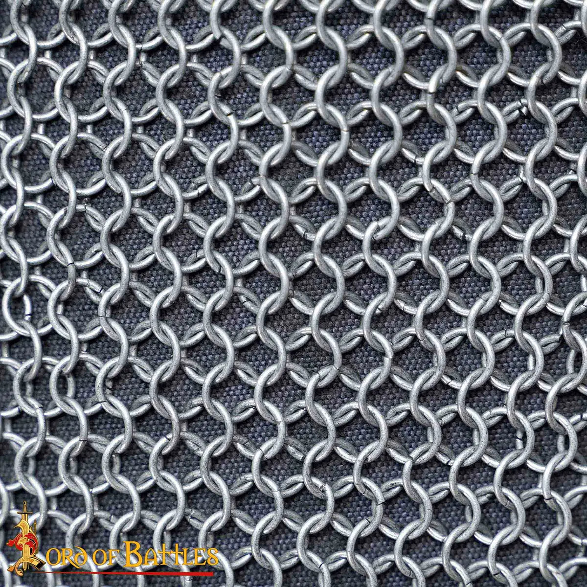 Falda de cota de malla 9 mm en acero muelle, talla L - imagen 6