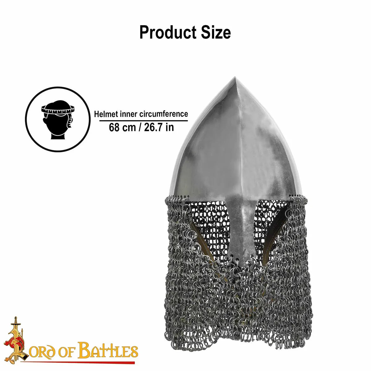 Casco nasal Olmutz — estilo vikingo y normando (siglo XI) - imagen 14