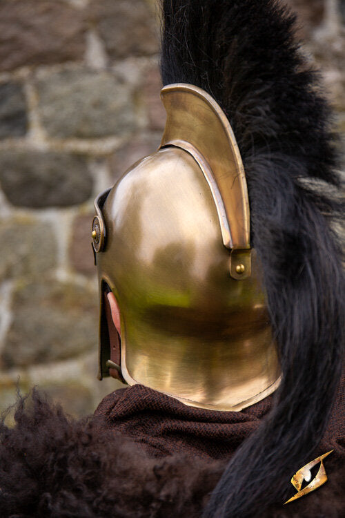 Imagen única de: Casco Corintio Con Pluma