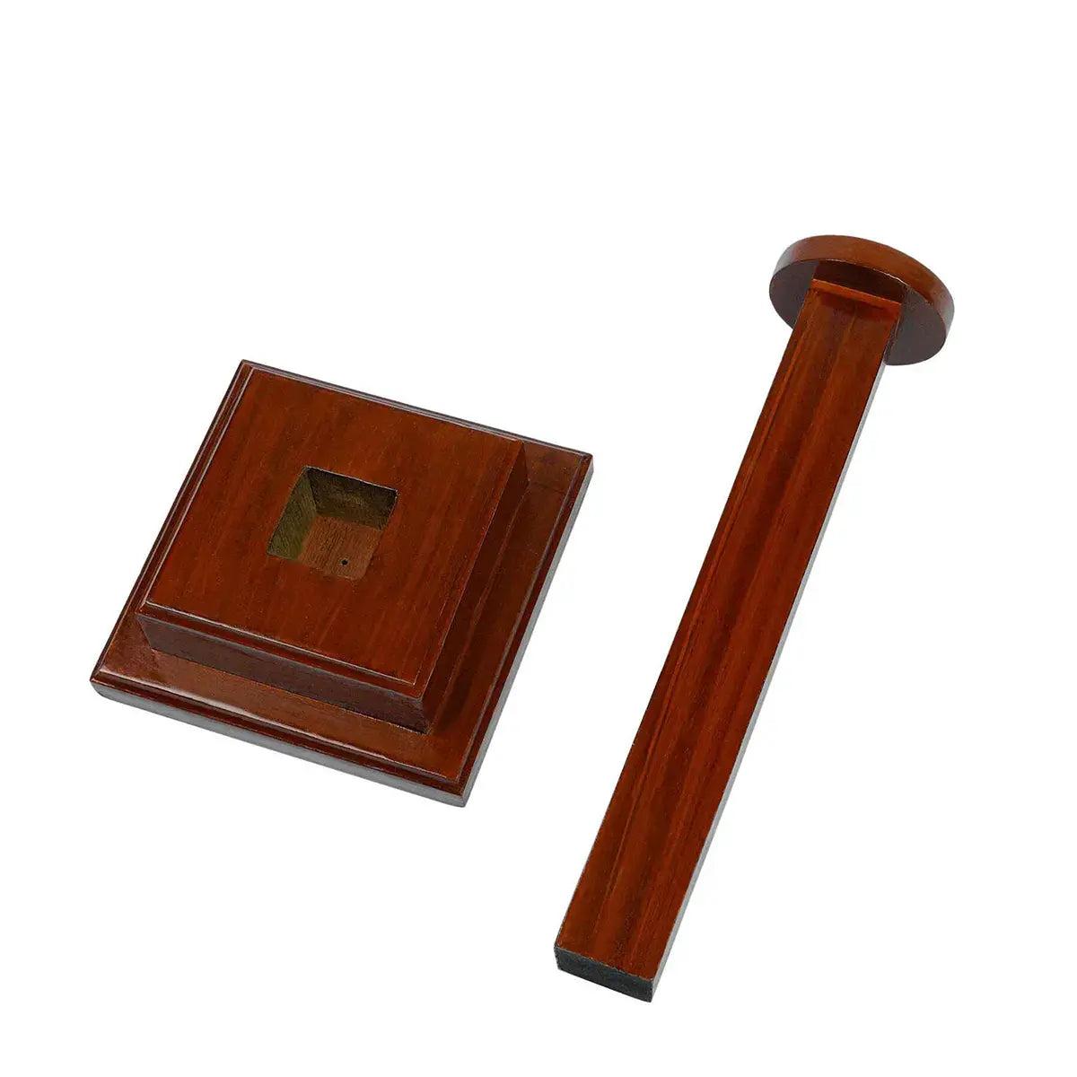 Soporte de madera para casco medieval (con o sin aventail) - imagen 10