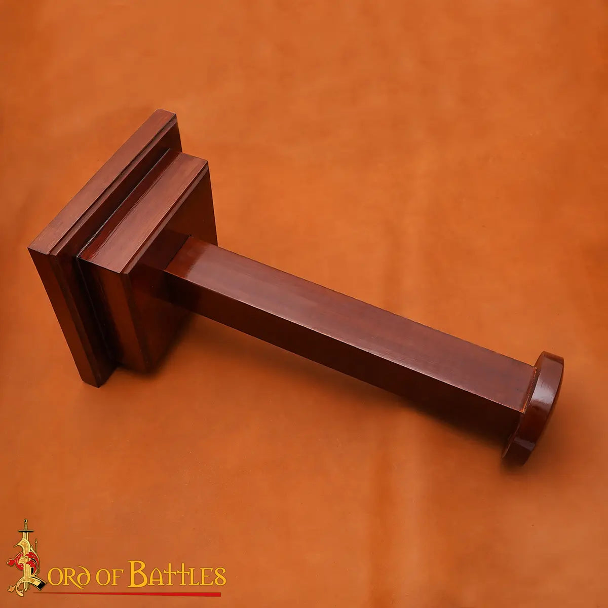 Soporte de madera para casco medieval (con o sin aventail) - imagen 9