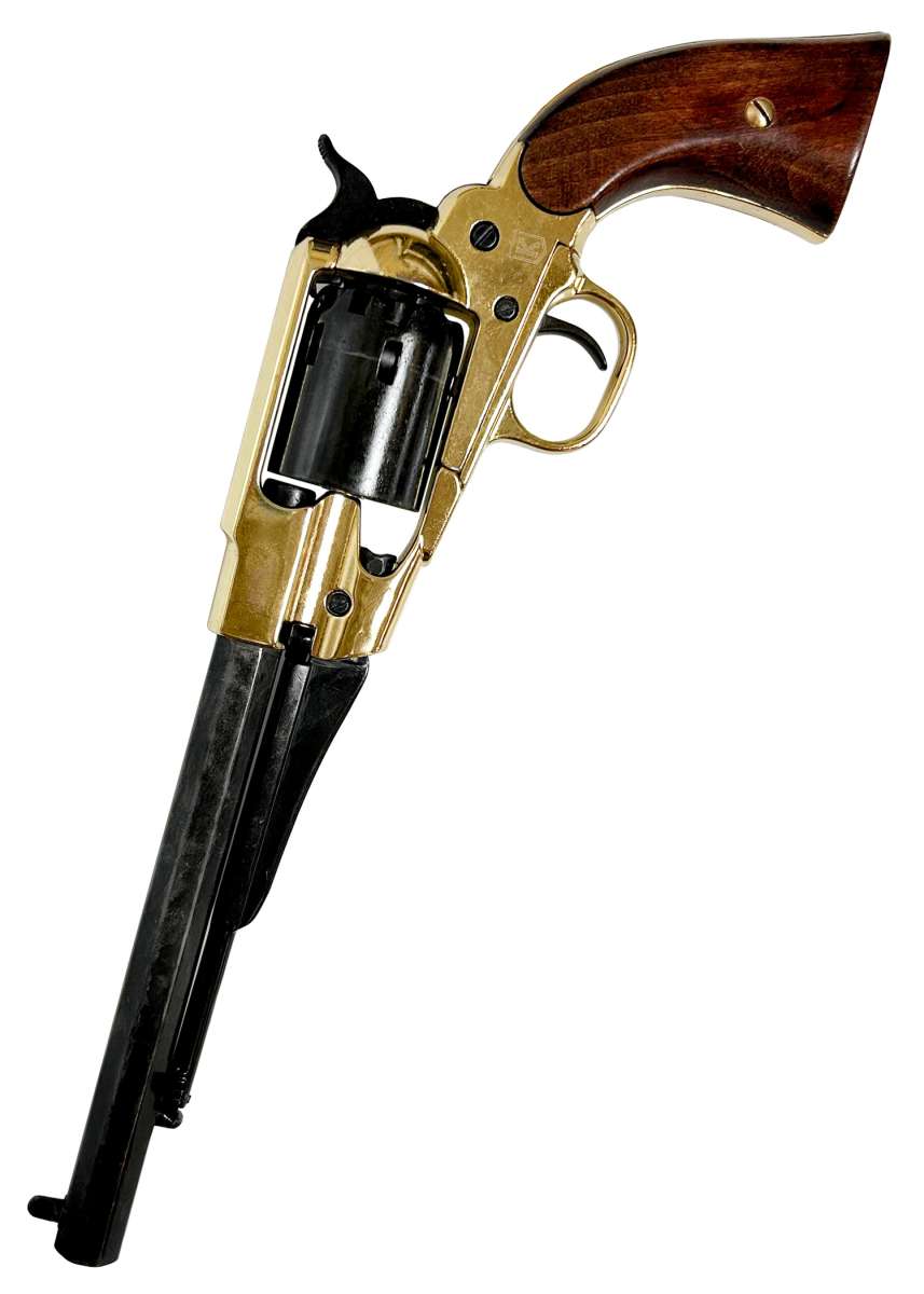 Imagen única de: Réplica Revolver Remington 1858 Perkussionsrevolver No Funcional Salvaje Oeste