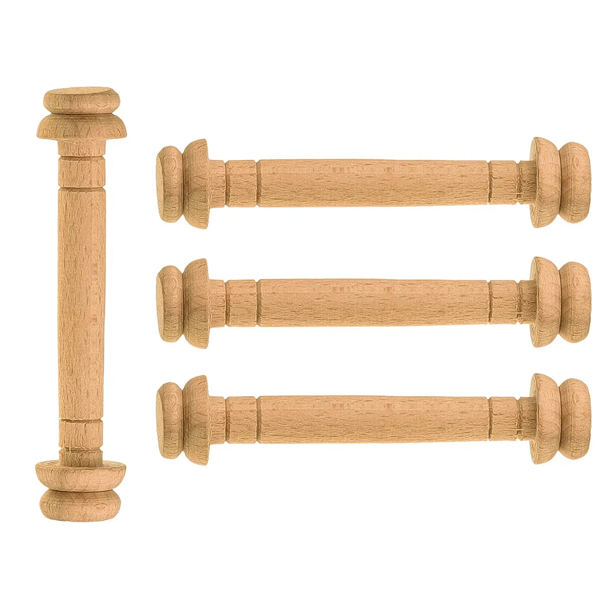 Carrete de hilo de madera hecho a mano - estilo histórico - imagen 20