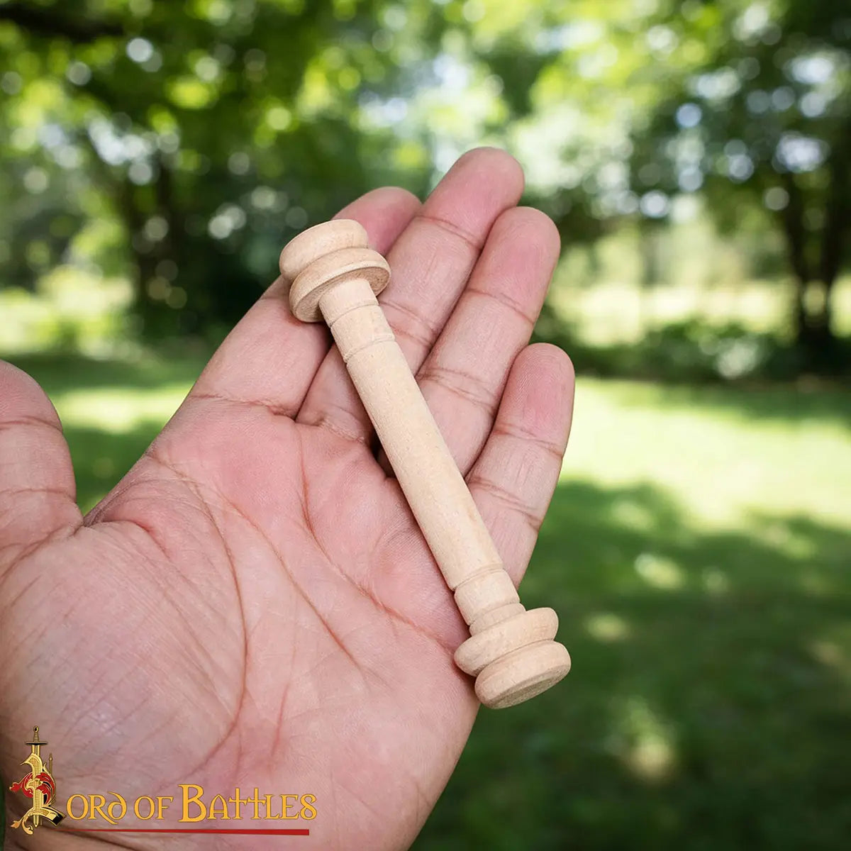 Carrete de hilo de madera hecho a mano - estilo histórico - imagen 6