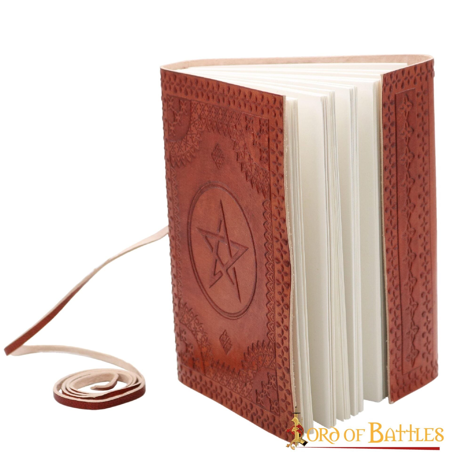 Imagen única de: Diario medieval de piel genuina con pentagrama - imagen 14