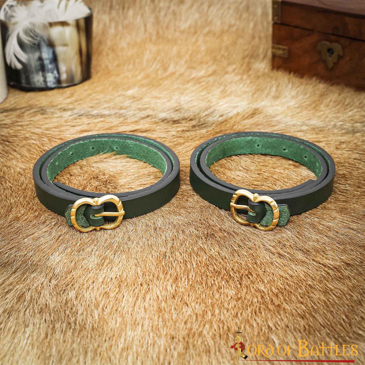 Imagen única de: Ligas de cuero genuino para pierna - Medieval Renacentista - imagen 5