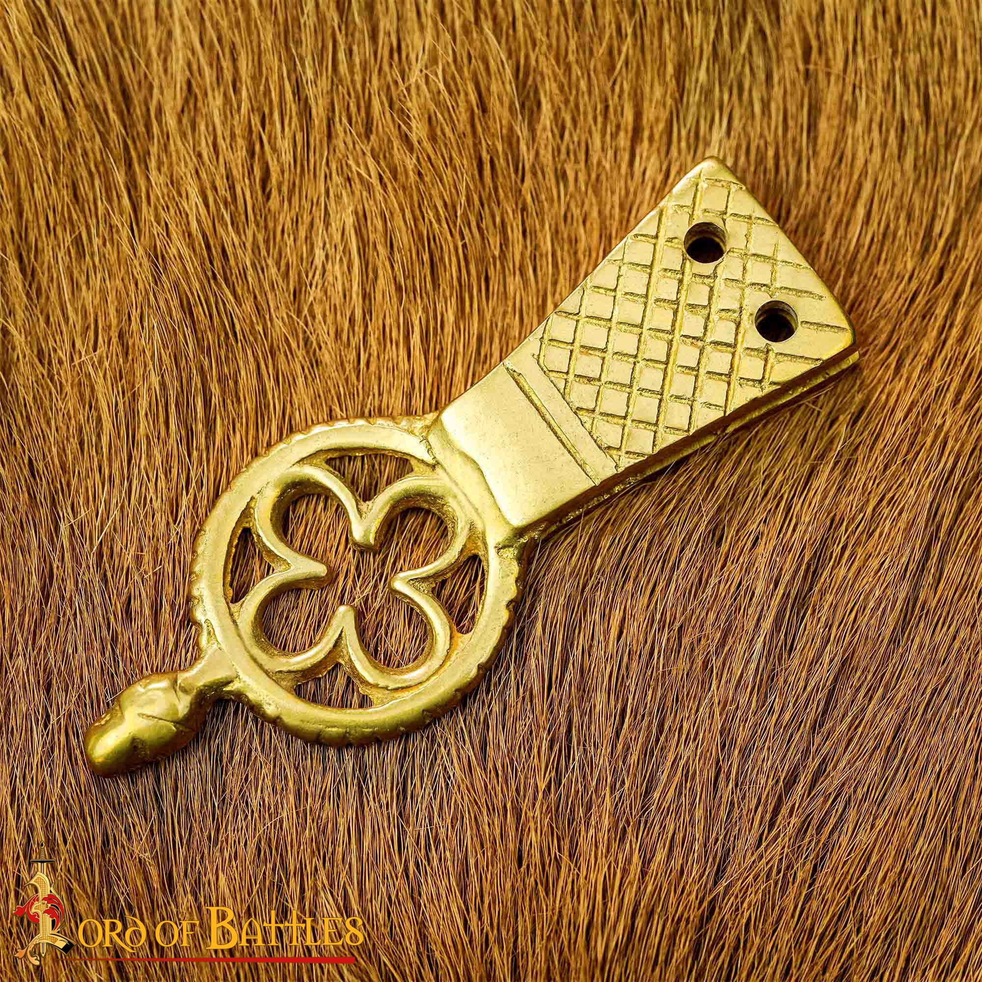 Imagen única de: Chape de Latón Macizo Puro Quatrefoil Juego de 5