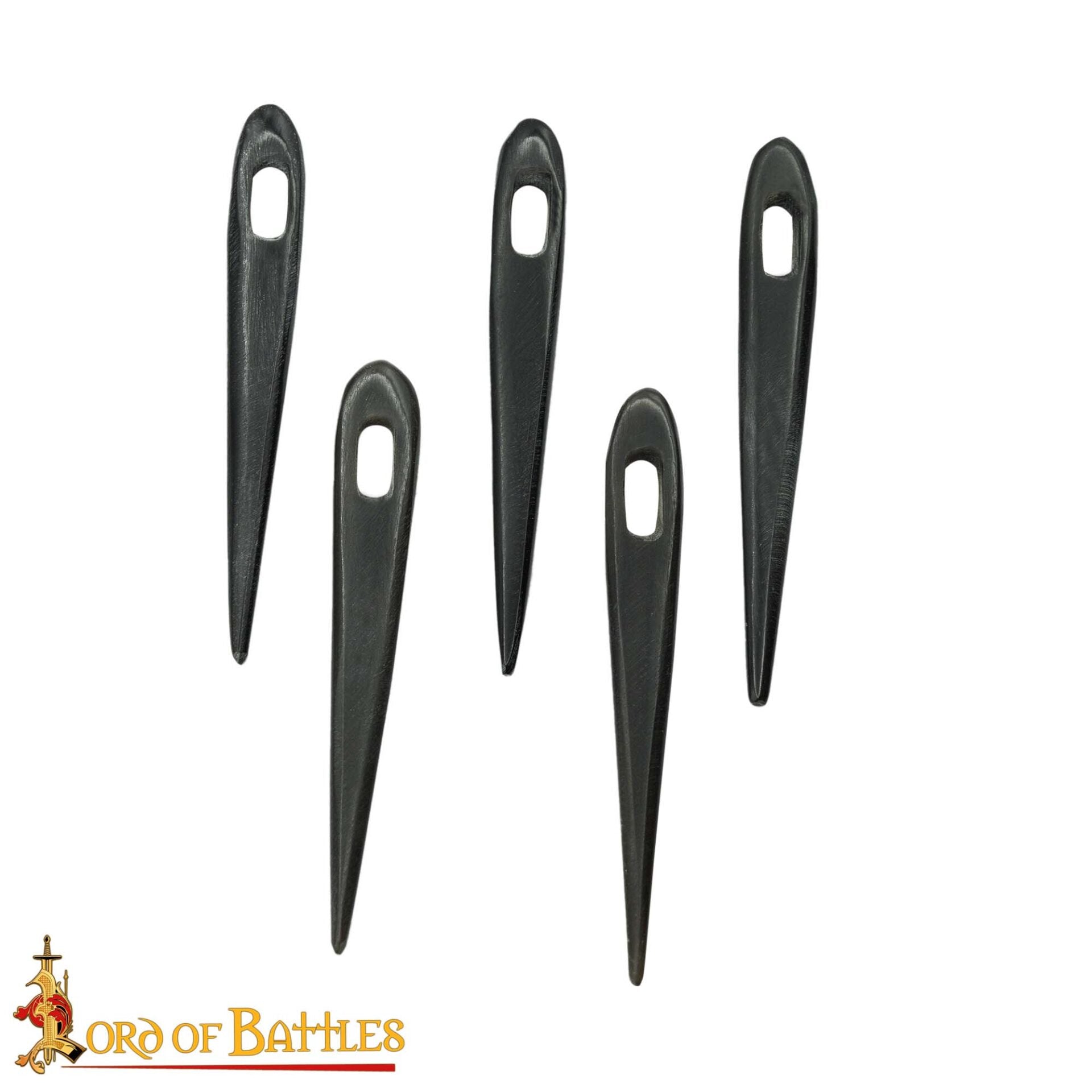 Imagen única de: Set de 5 agujas para nalbinding en cuerno de buey (vikingo)