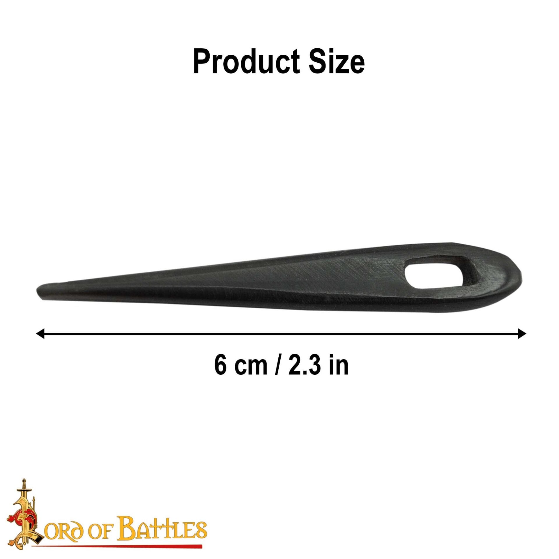 Imagen única de: Set de 5 agujas para nalbinding en cuerno de buey (vikingo) - imagen 3