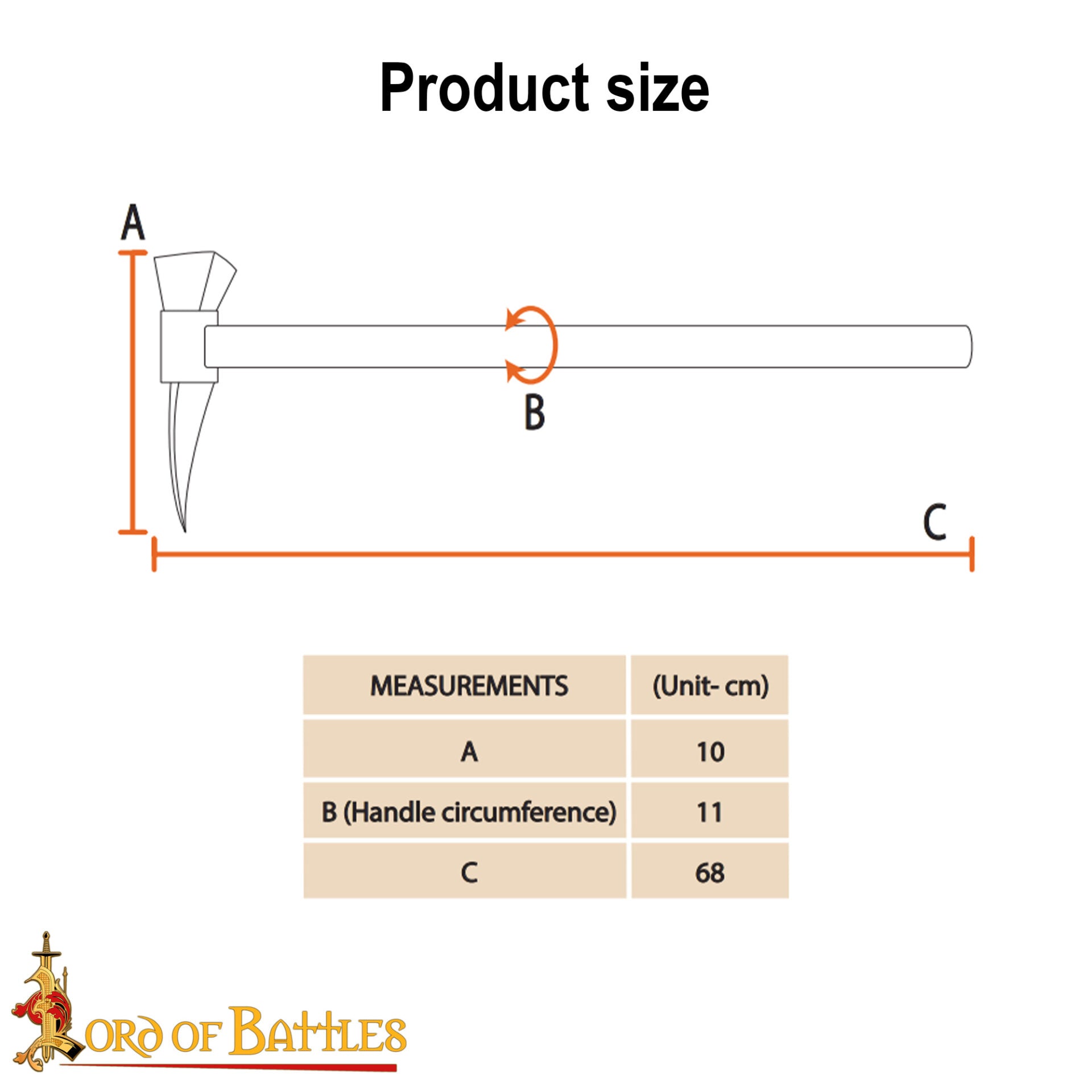 Imagen única de: Martillo de Guerra Medieval