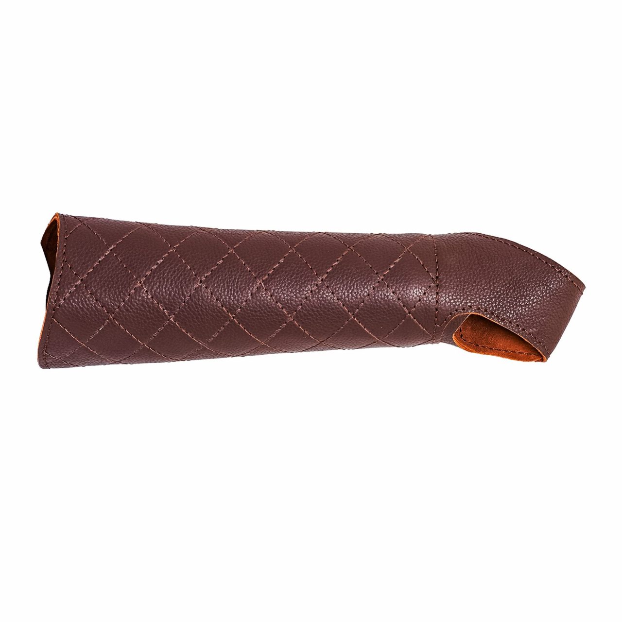 Imagen única de: Brazal de cuero acolchado con protector de pulgar para arquería y LARP