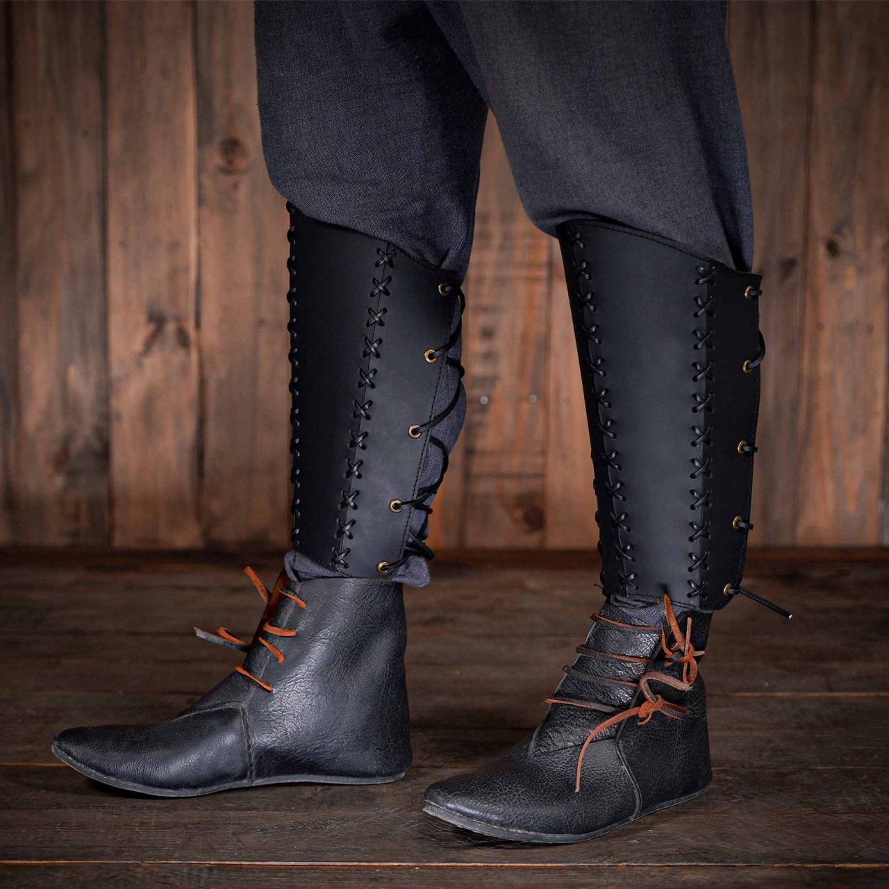Grebas de cuero genuino Ranger of the Woods - Negro