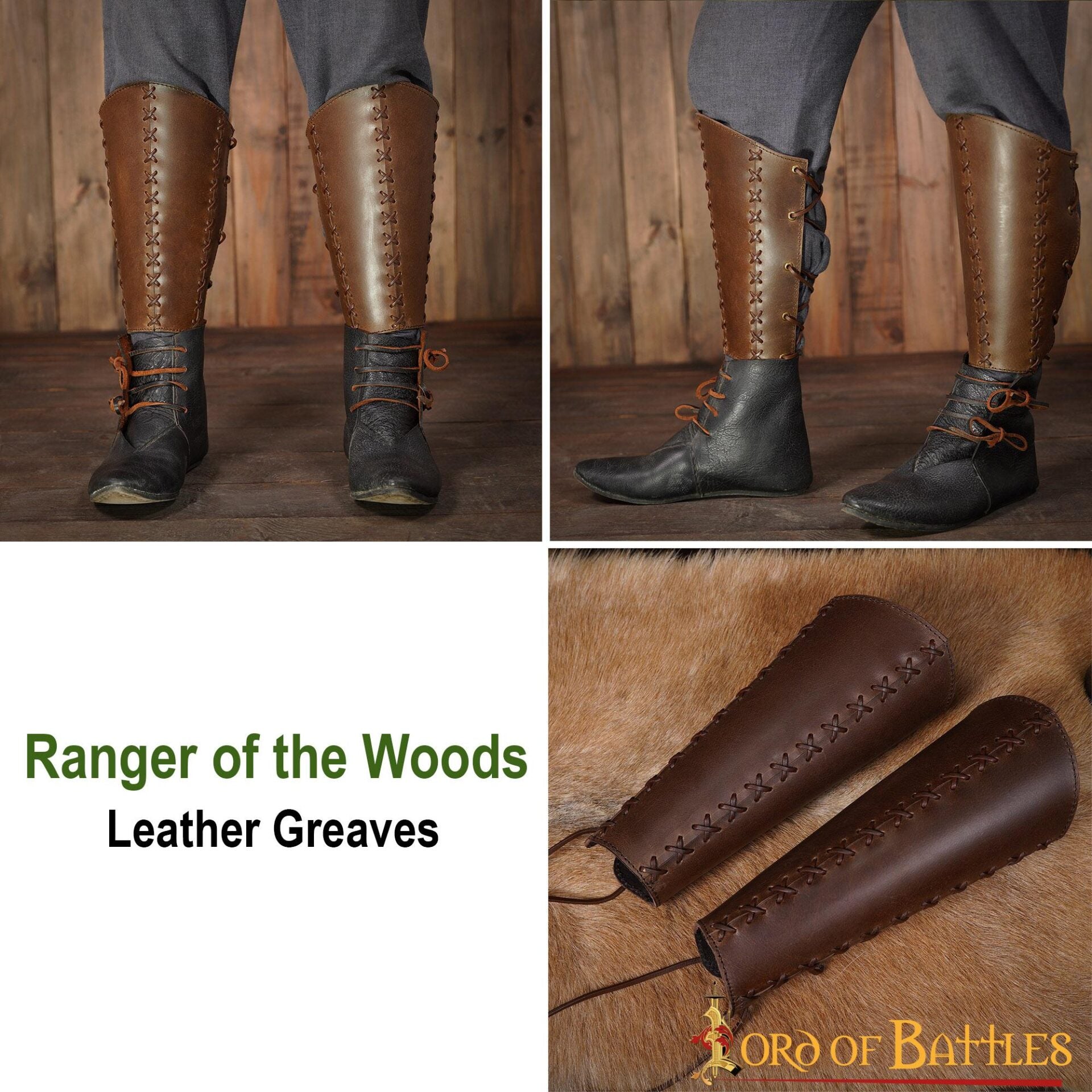 Grebas de cuero genuino Ranger of the Woods - imagen 7