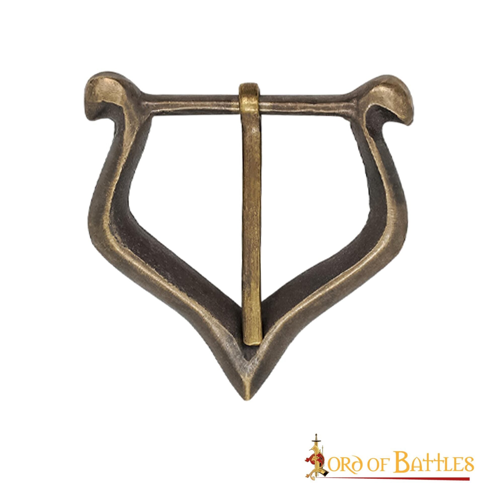 Imagen única de: Juego de 3 hebillas de cinturón de latón, estilo medieval tardío - imagen 2