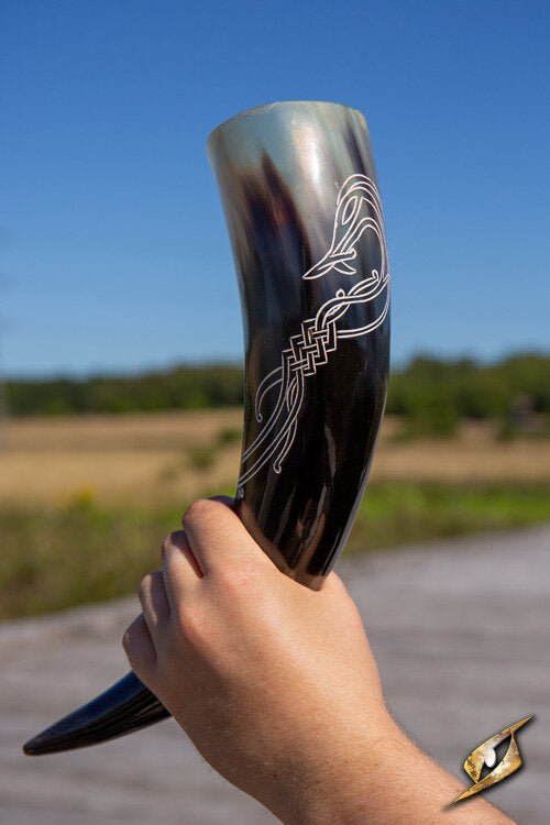 Imagen única de: Cuerno De Jörmungandr Con Soporte