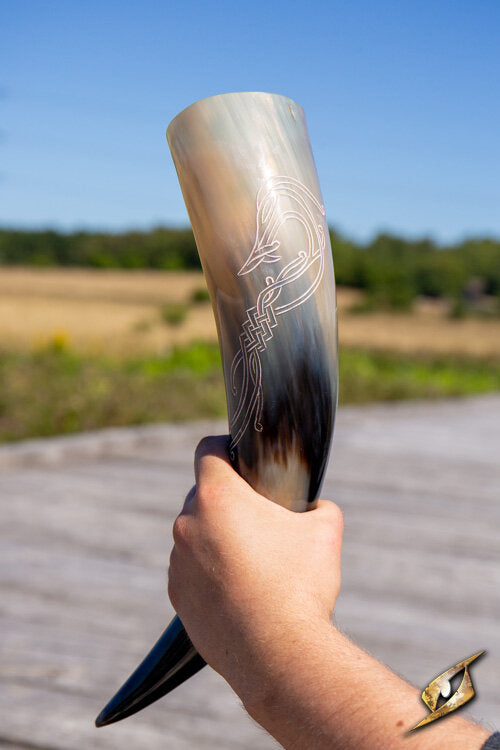 Imagen única de: Cuerno De Jörmungandr Con Soporte