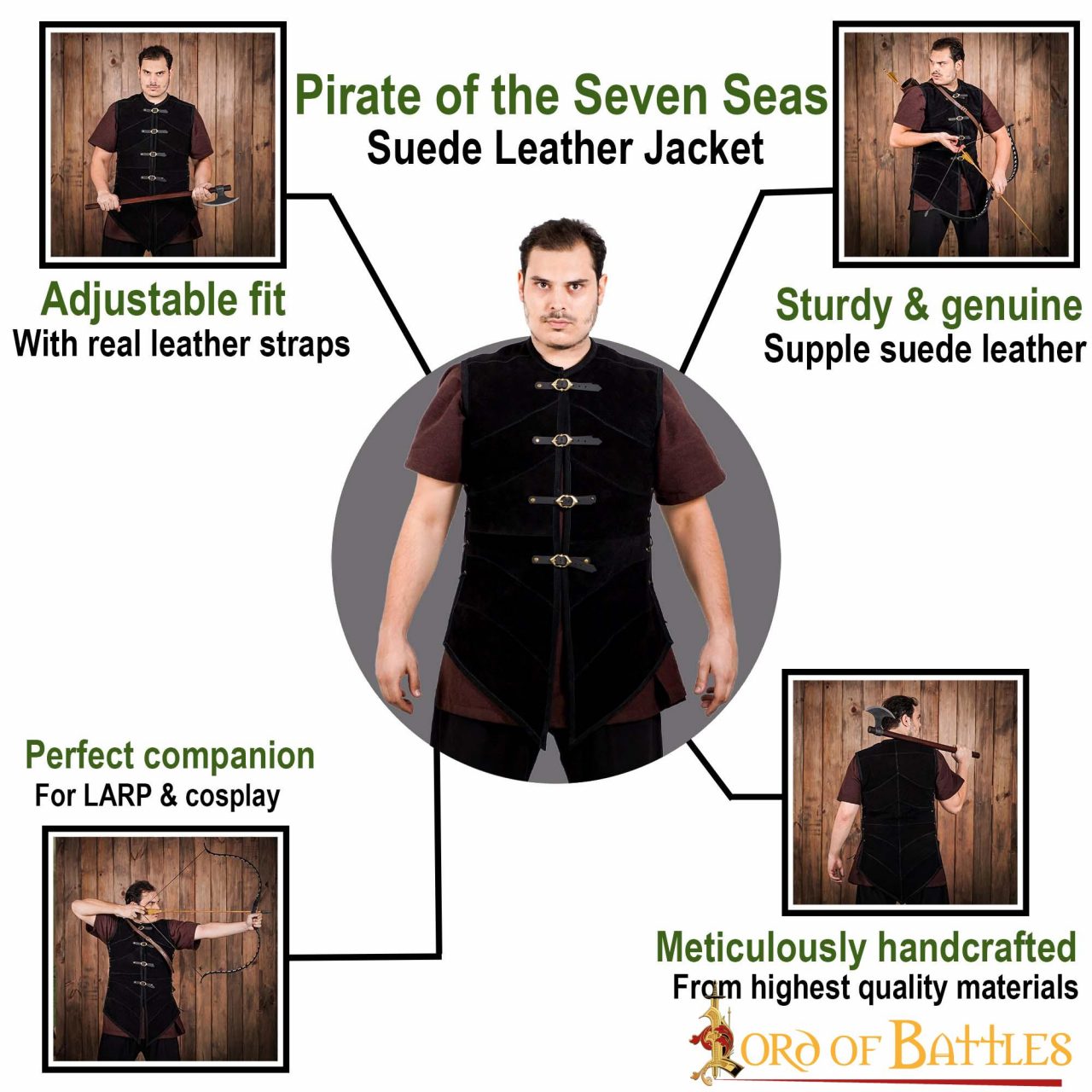Chaqueta de ante 'Pirata de los Siete Mares' - imagen 4
