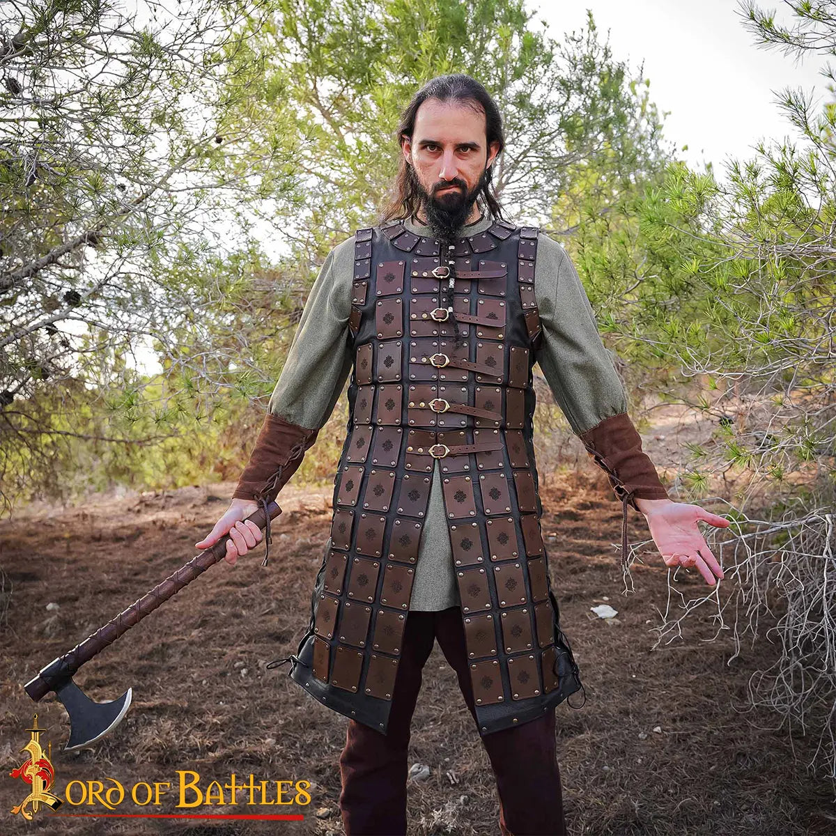 Armadura de Escamas de Cuero The North Warrior - M/L - imagen 17