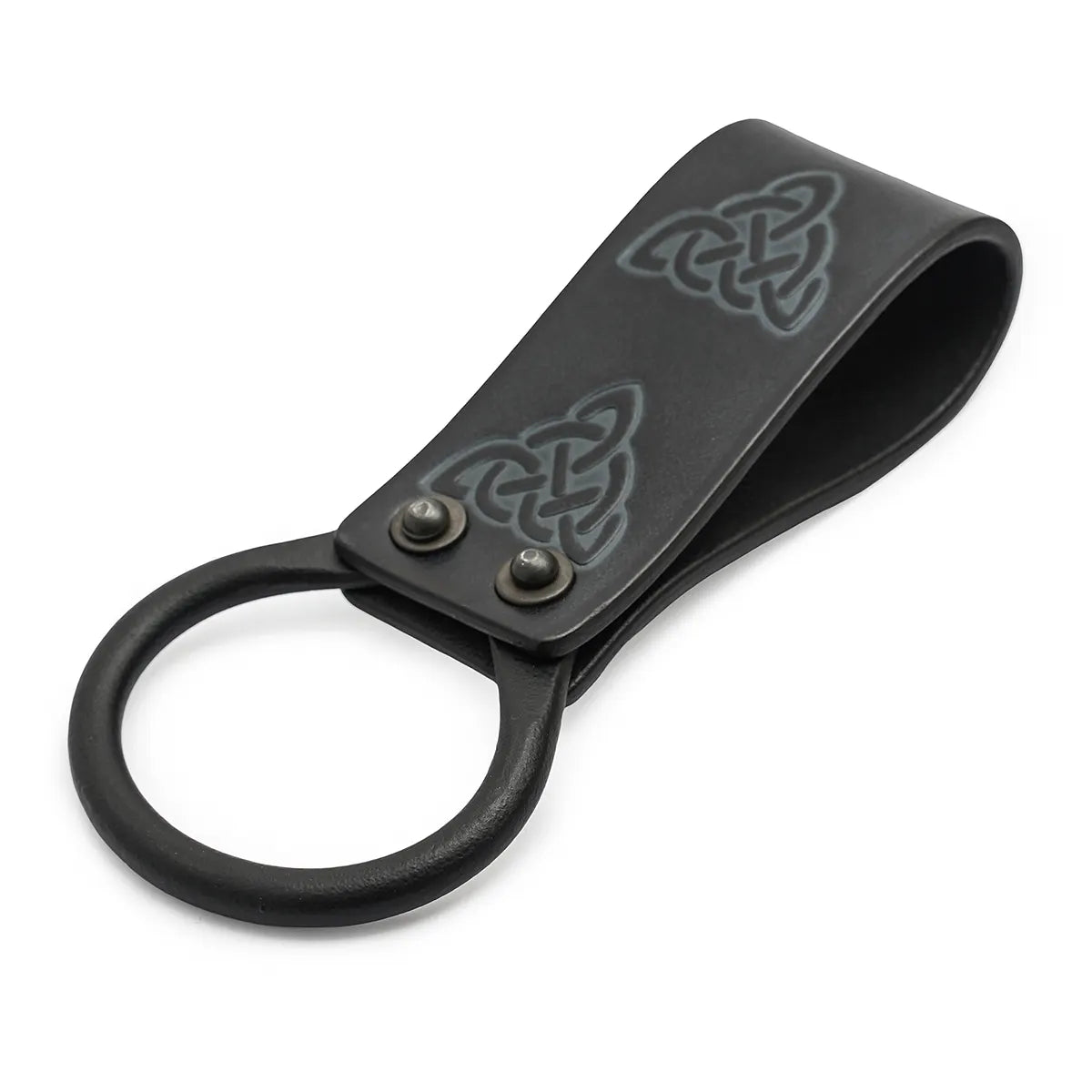 Porta hacha vikingo en cuero genuino con nudo celta - imagen 4