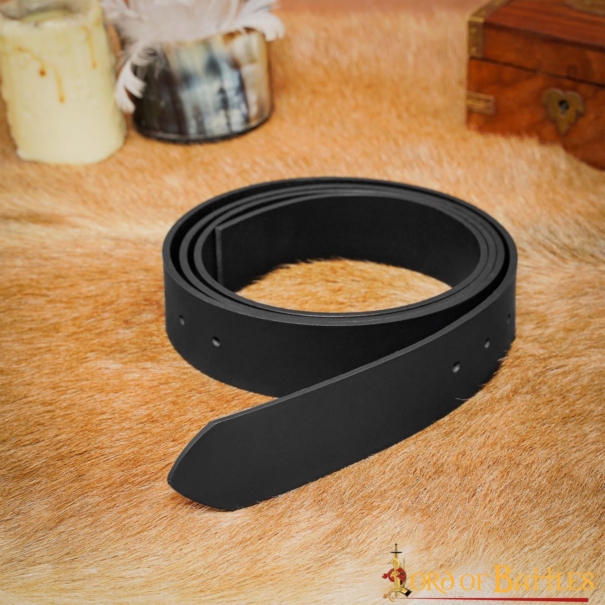 Imagen única de: Cinturón de cuero hecho a mano 3,8 cm personalizable