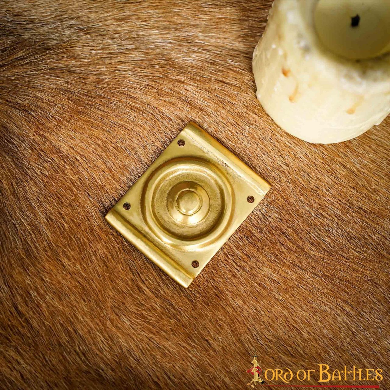 Imagen única de: Set de 3 decoraciones romanas en latón - imagen 9