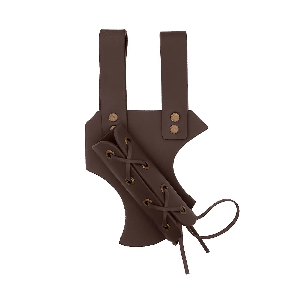 Brida de cuero ajustable para espada, 3 mm – funda con cordones