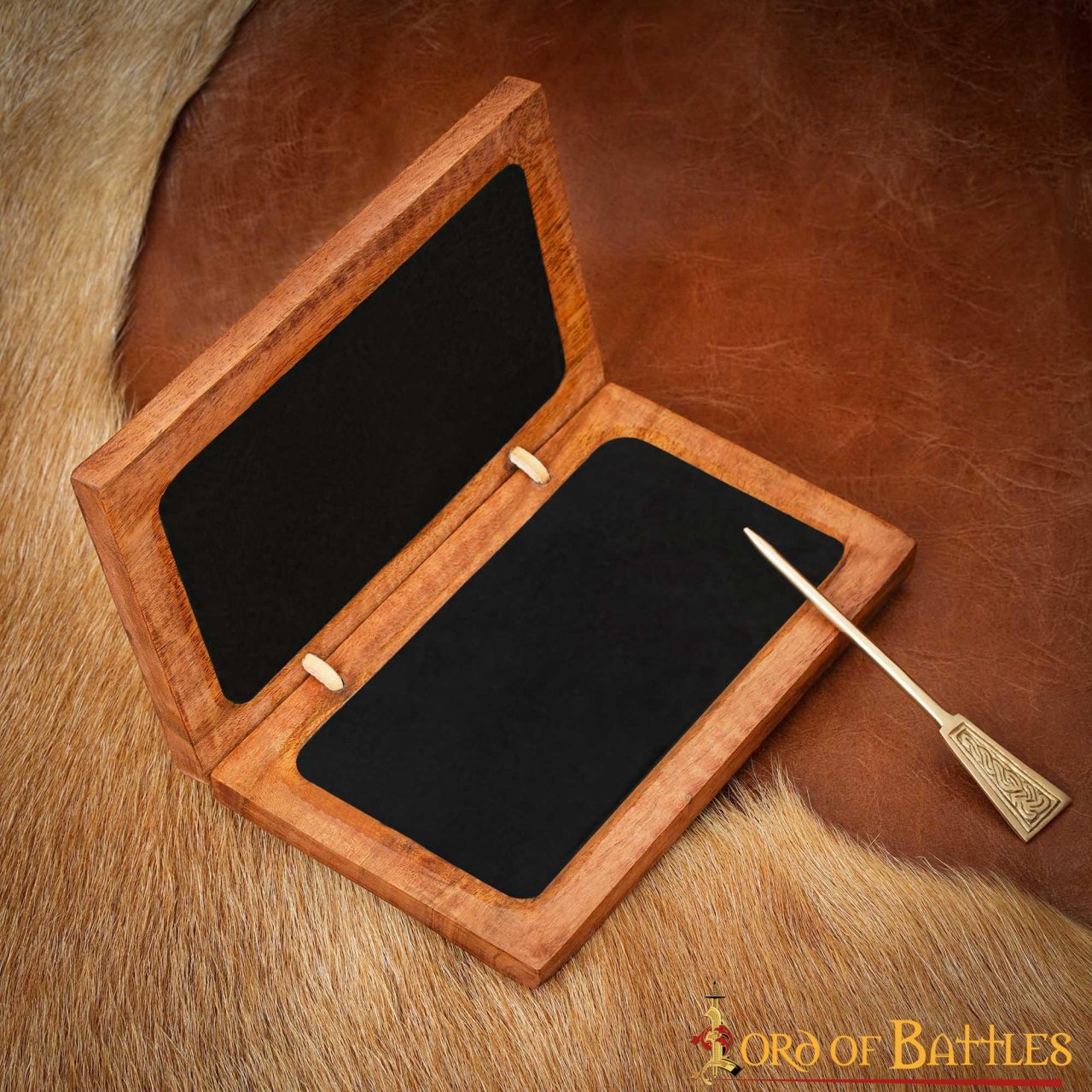 Imagen única de: Tabla de Cera Medieval de Madera con Estilete de Latón