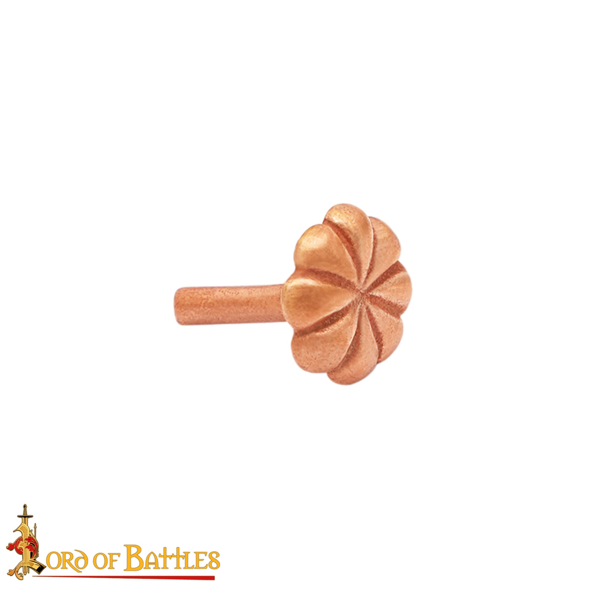 Juego de 5 adornos florales de bronce (cera perdida) - imagen 2