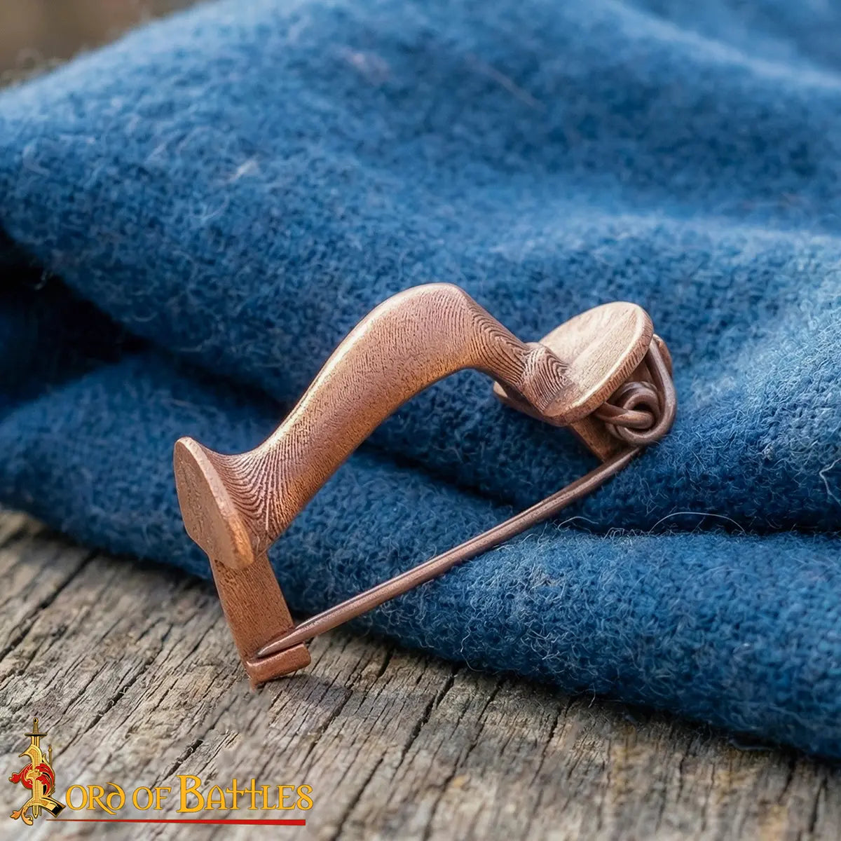 Fíbula romana de bronce (cera perdida) - imagen 8