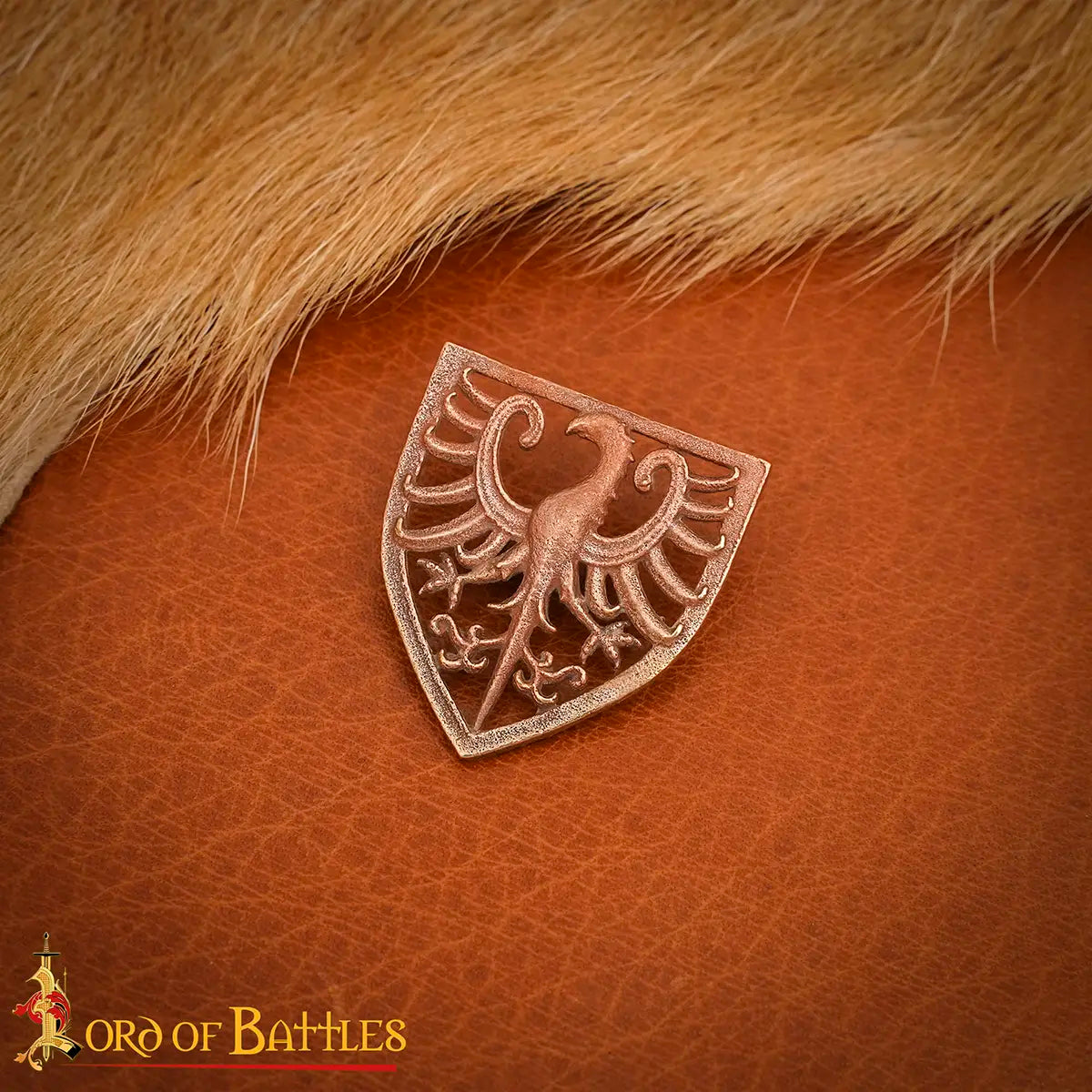 Insignia heráldica de águila en bronce — Set de 3 - imagen 19