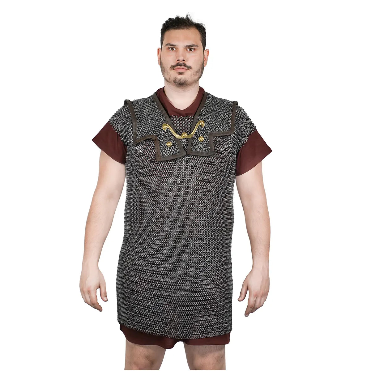 Cota de malla Lorica Hamata romana - anillas 9 mm, 16 gauge