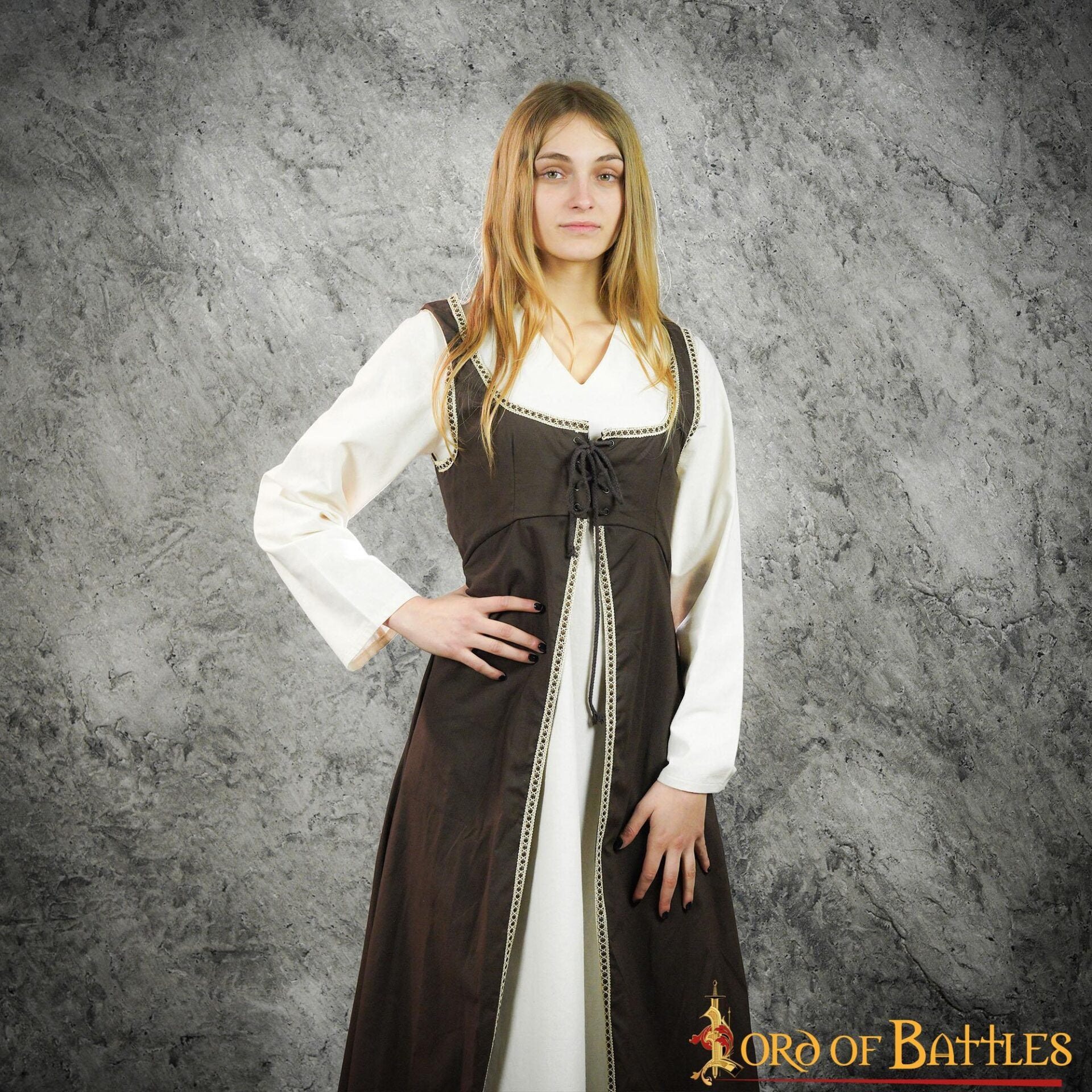 Corpiño medieval de algodón Brial para mujer - imagen 20