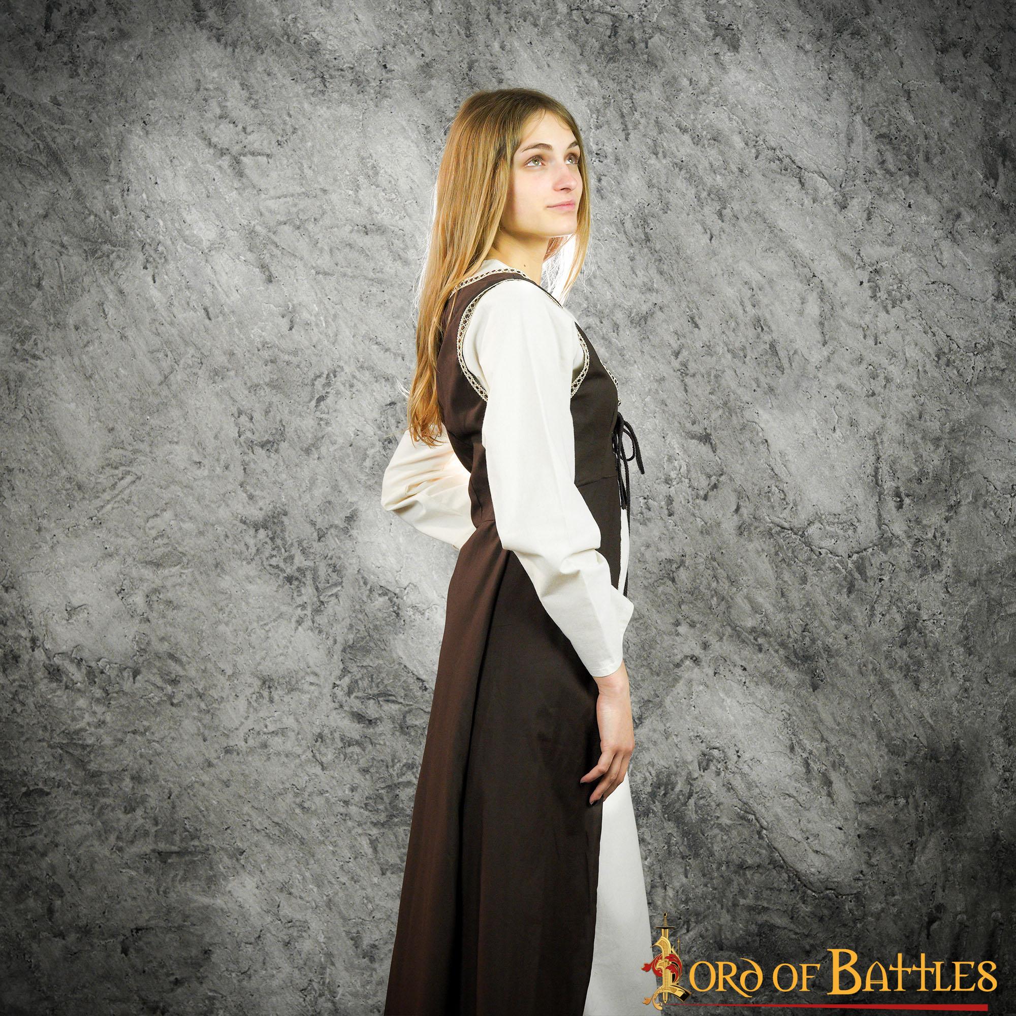 Corpiño medieval de algodón Brial para mujer - imagen 11