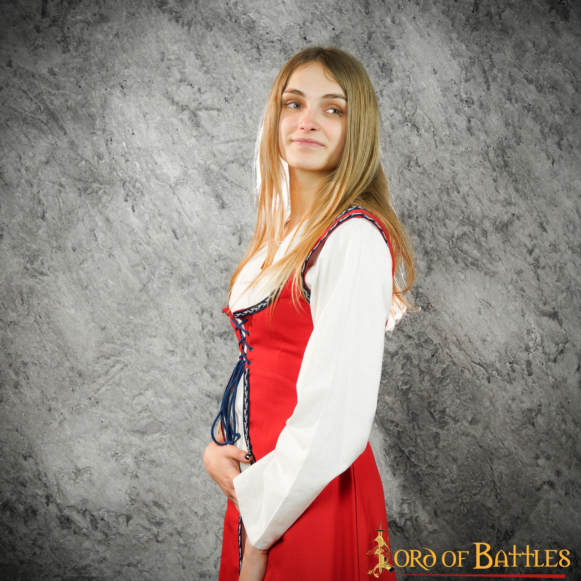Corpiño medieval de algodón Brial para mujer - imagen 15
