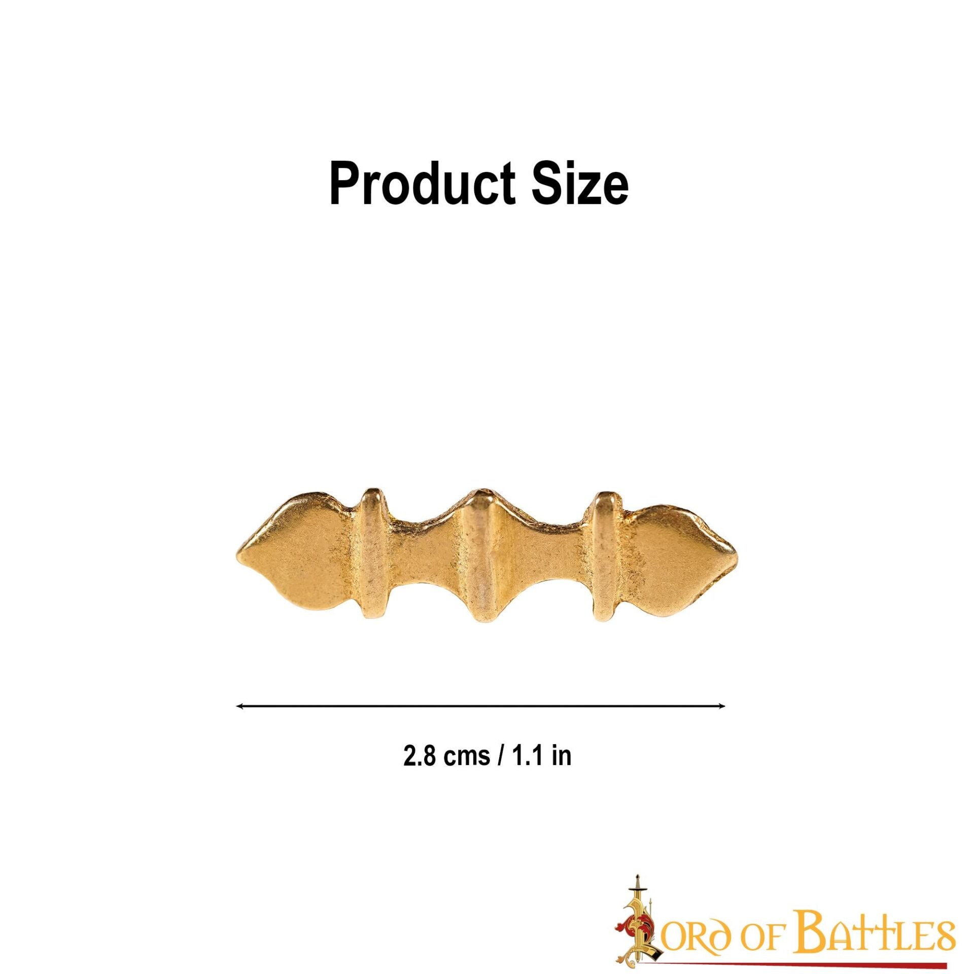Imagen única de: Soportes para cinturón en latón macizo - Pack de 5 - imagen 3