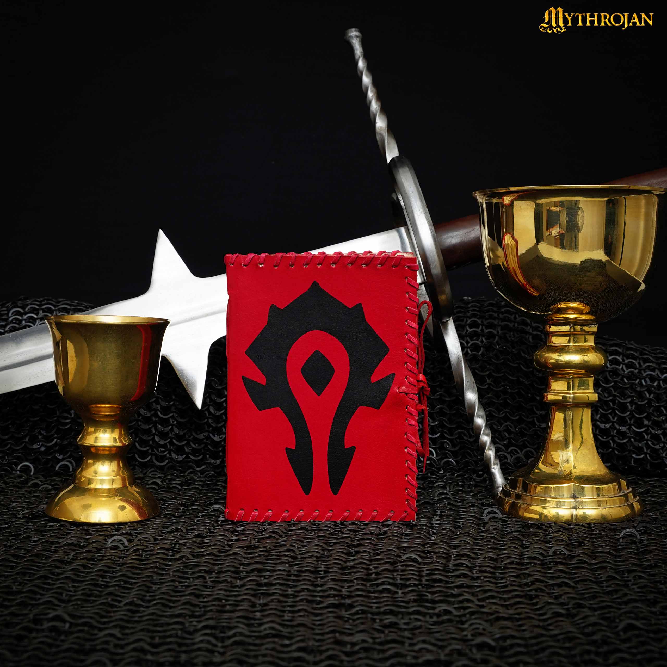 Diario de cuero «For the Horde» (Warcraft) — 5 x 7 pulgadas - imagen 14