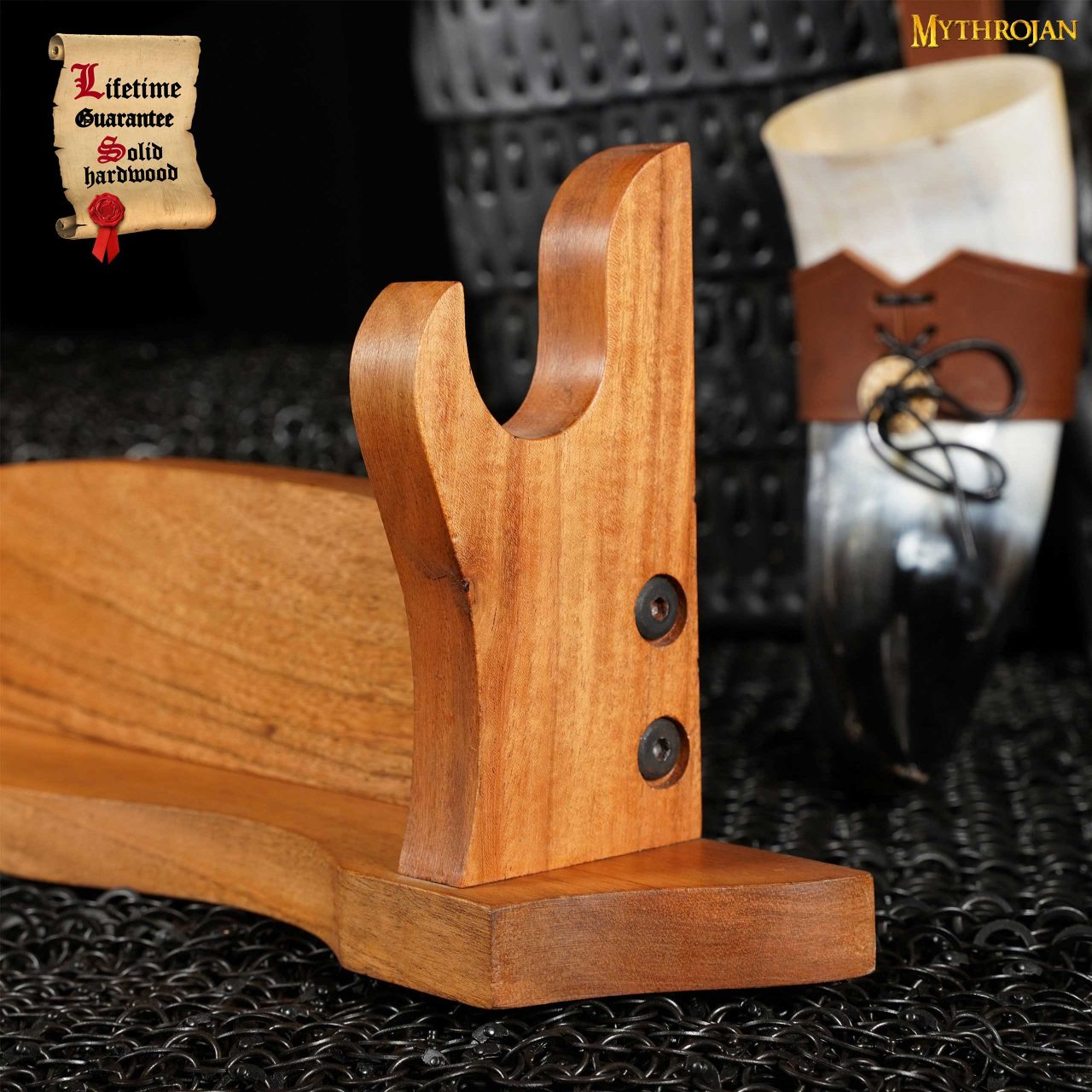 Soporte de madera maciza para espada (un nivel) - imagen 11