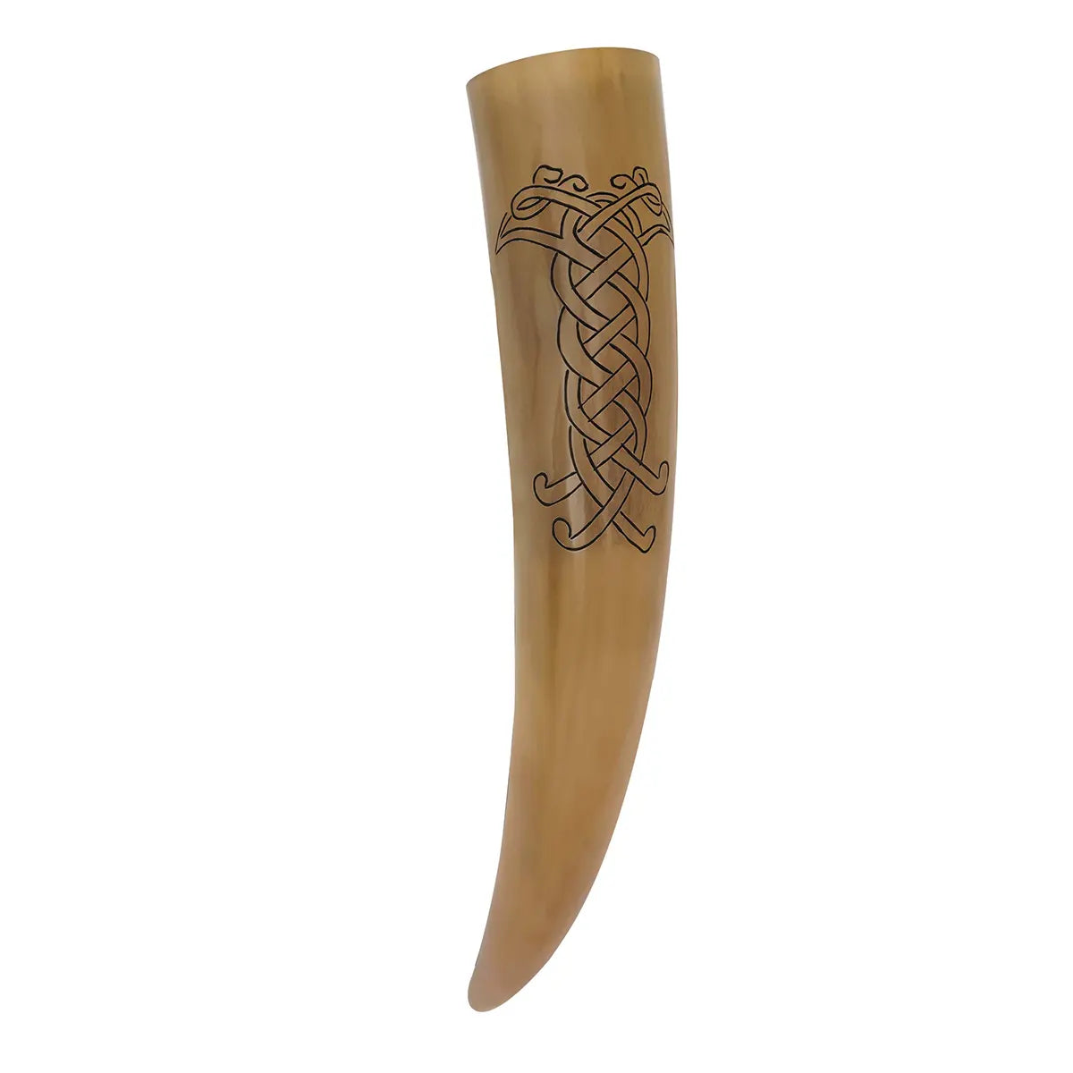 Cuerno vikingo de beber 400 ml con grabados y bolsa - imagen 16