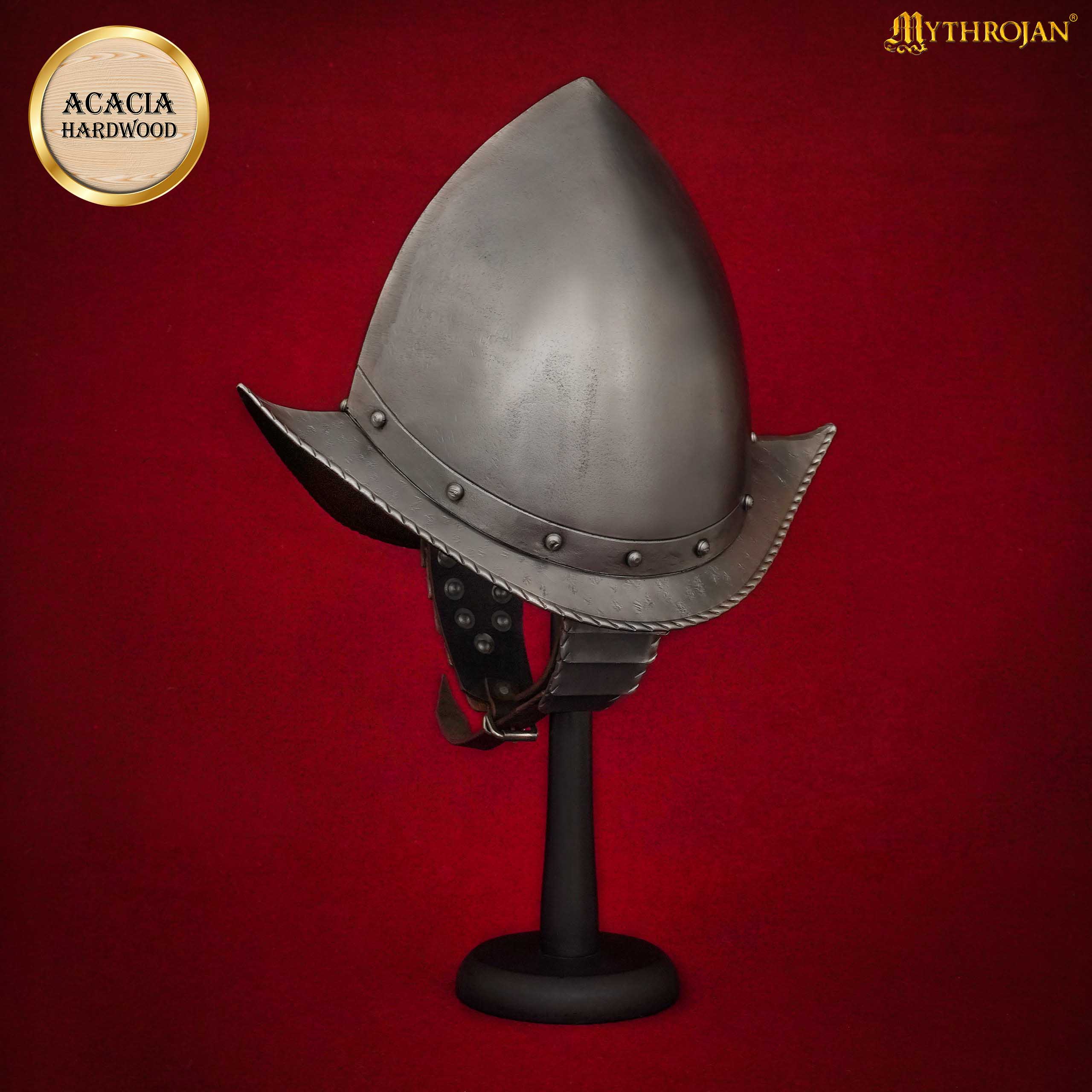 Imagen única de: Soporte de madera maciza para casco