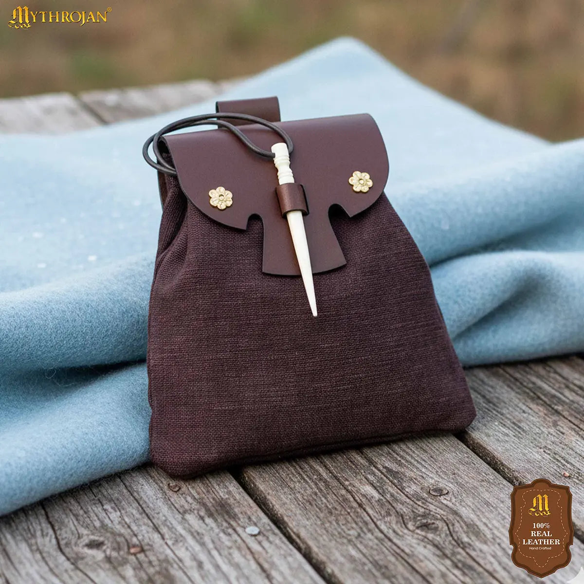 Bolsa de cintura medieval Mythrojan Gold and Dice - imagen 6