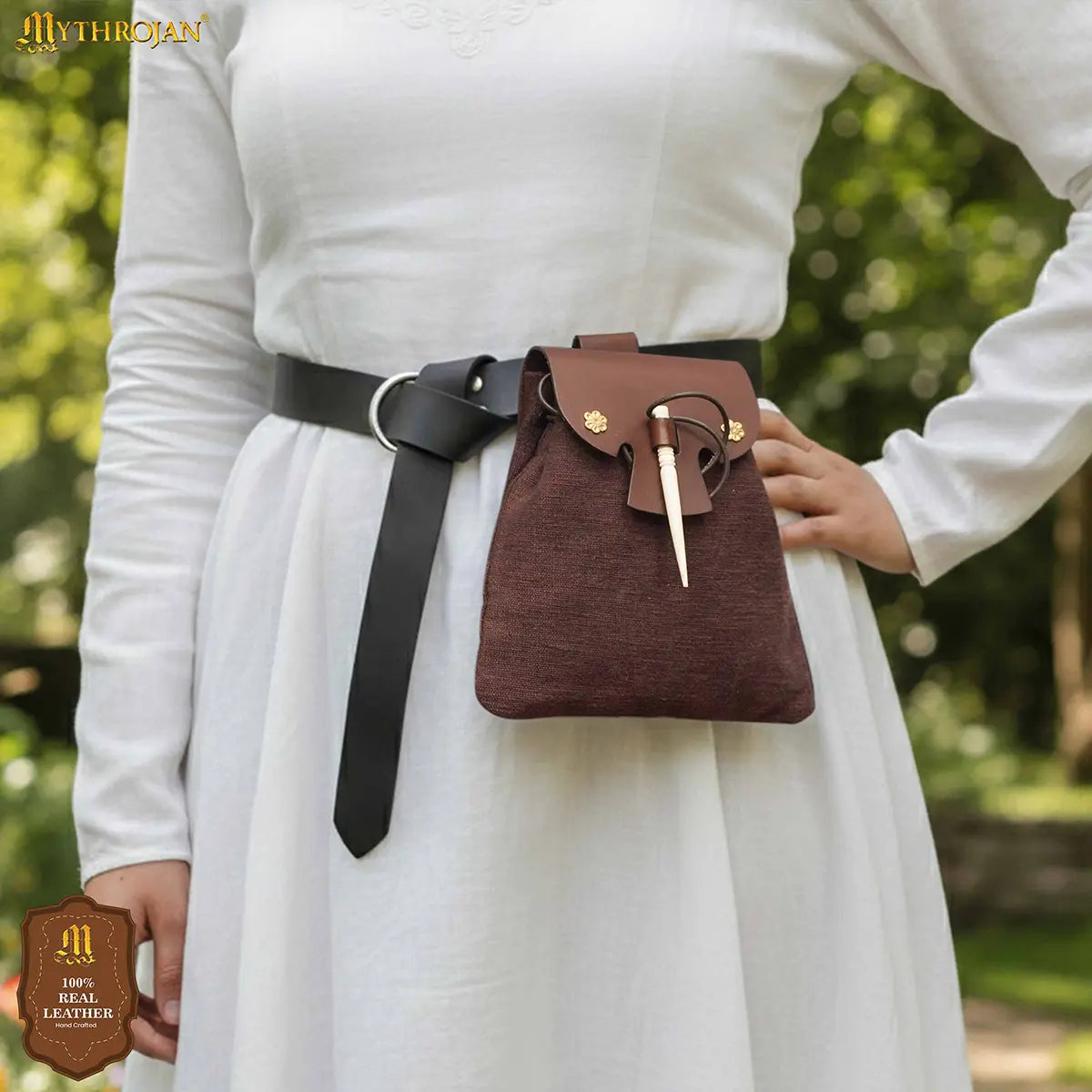 Bolsa de cintura medieval Mythrojan Gold and Dice - imagen 9