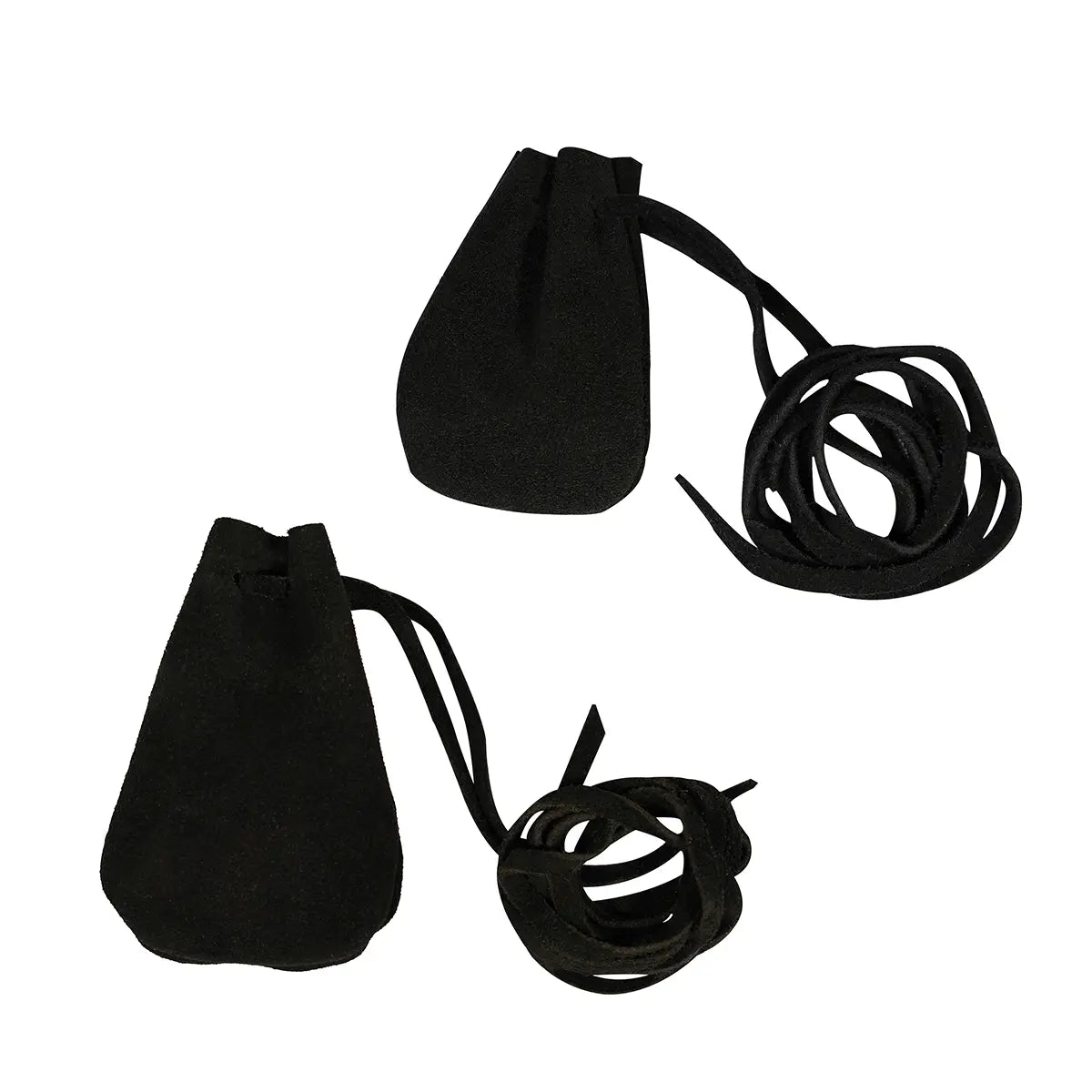 Bolsas de cuero serraje medieval - set 2 tamaños - imagen 9