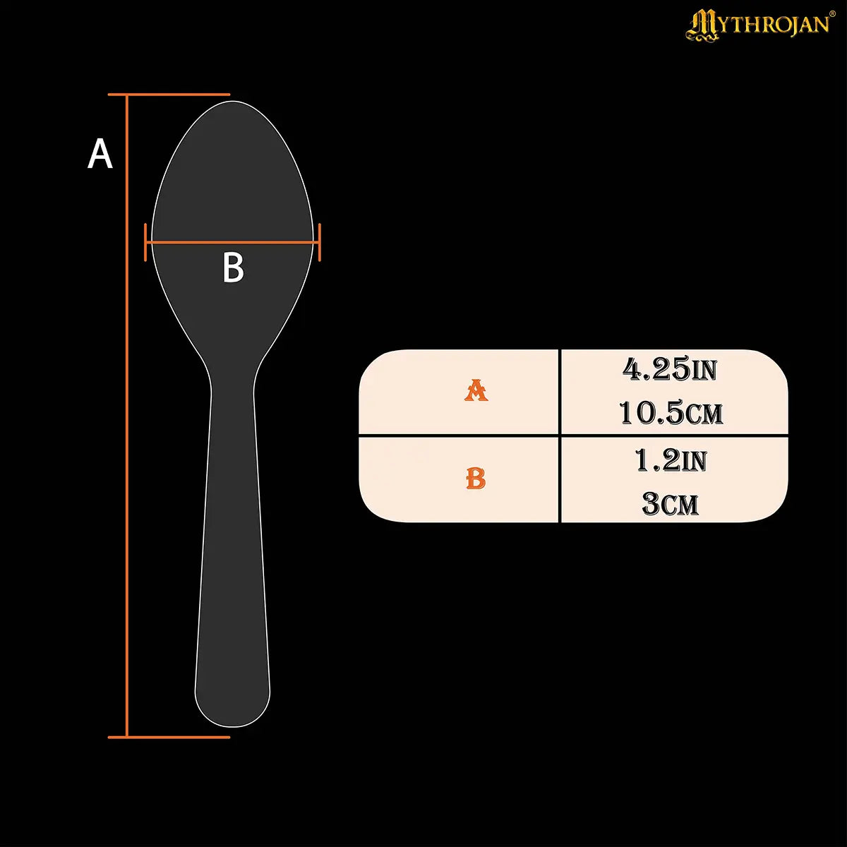 Juego de 4 cucharas de cuerno pulidas, hechas a mano - imagen 3
