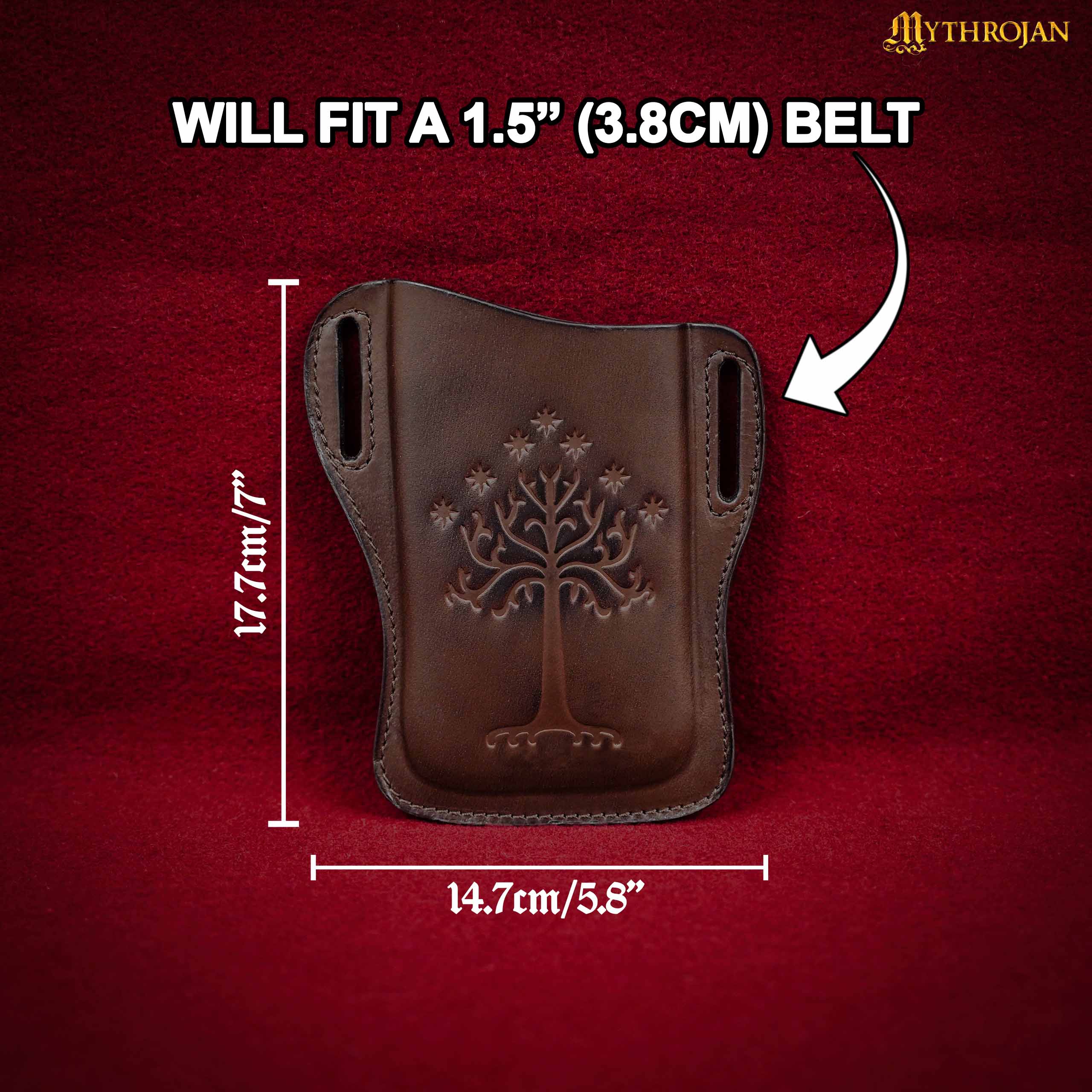 Funda de piel Tree of Gondor – Mythrojan (Marrón) - imagen 8