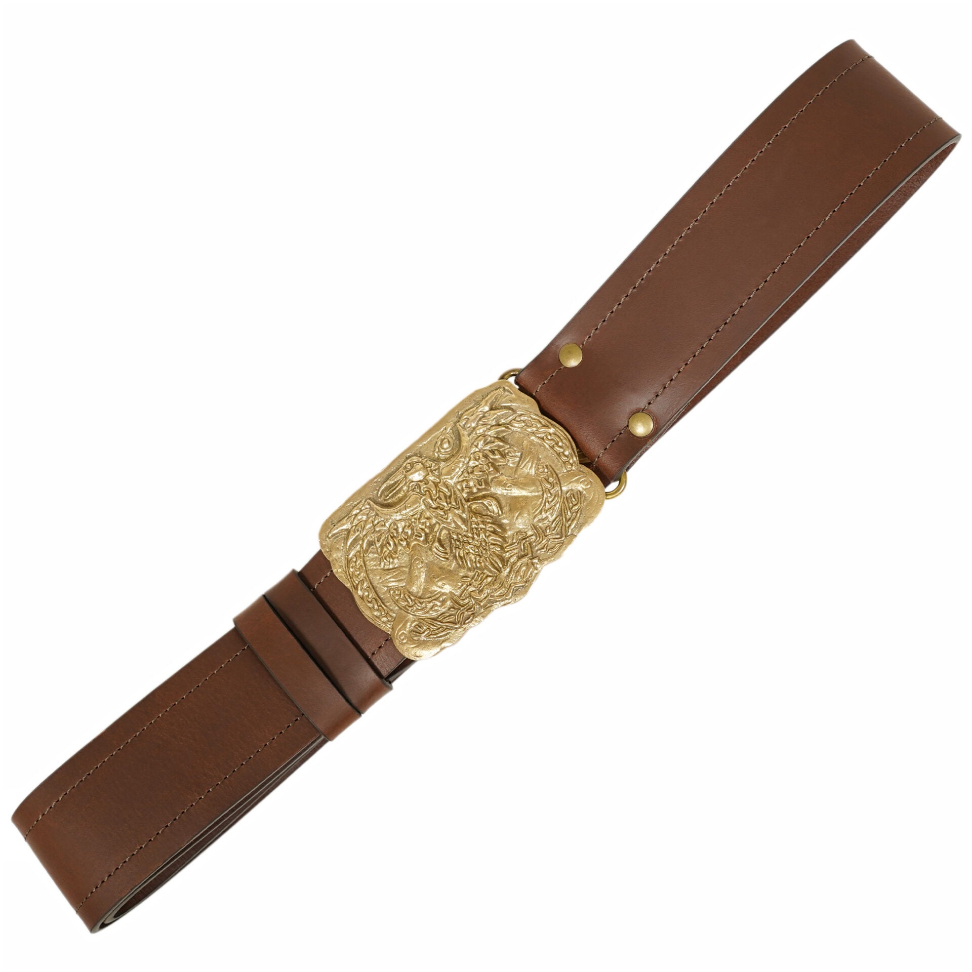 Imagen única de: Cinturón de Velcro Mythrojan "urban Viking" para los Kilts y Jeans de los Guerreros de Hoy en Día